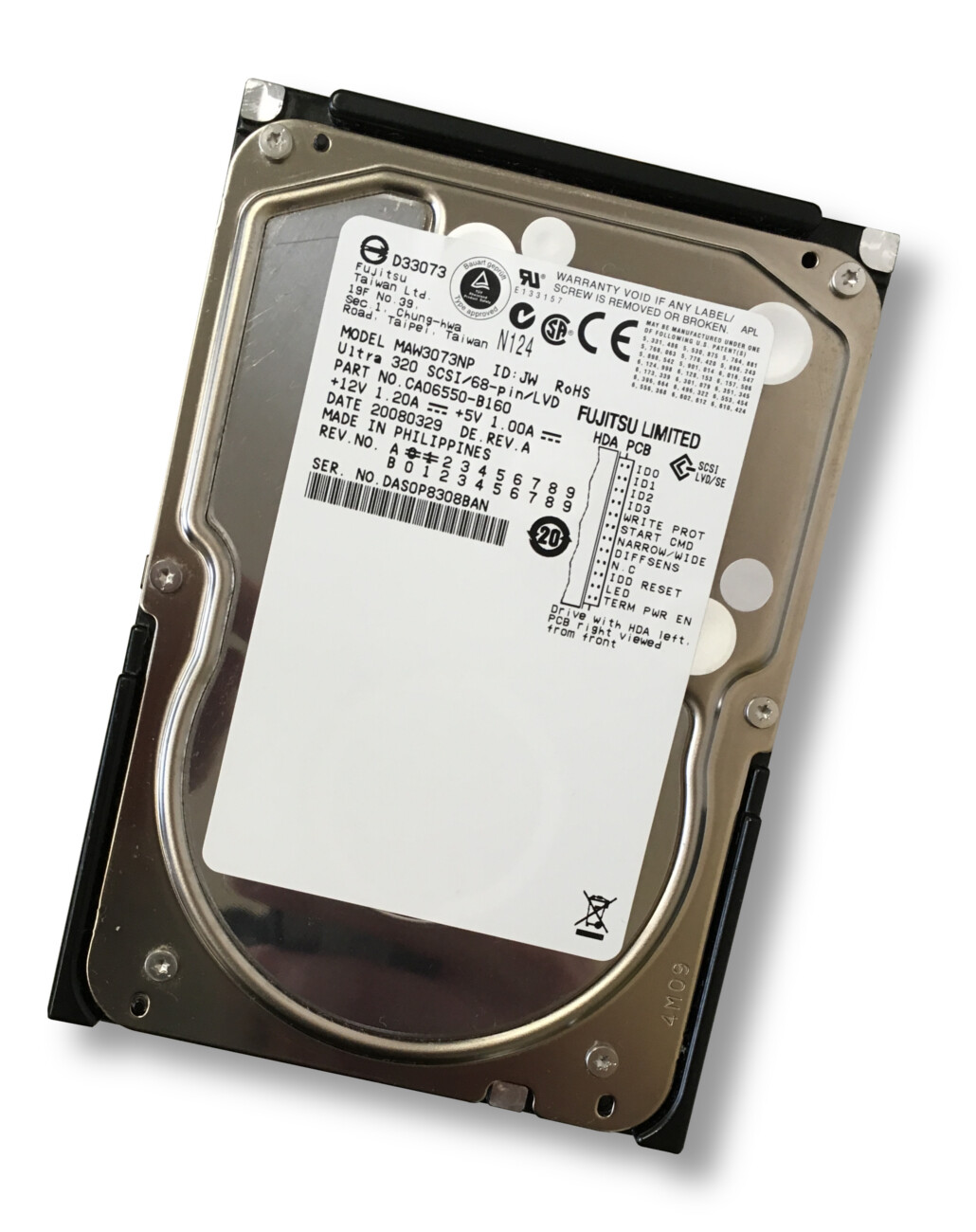 Fujitsu Allegro 9 MAW3073NP 73GB
