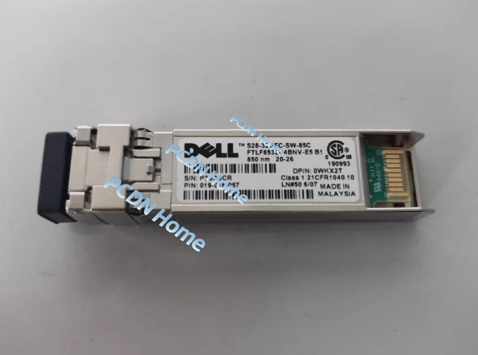Used Dell EMC S28-32GFC-SW-85C 100m SW 32G SFP+ Transceiver WKX2T 0WKX2T/