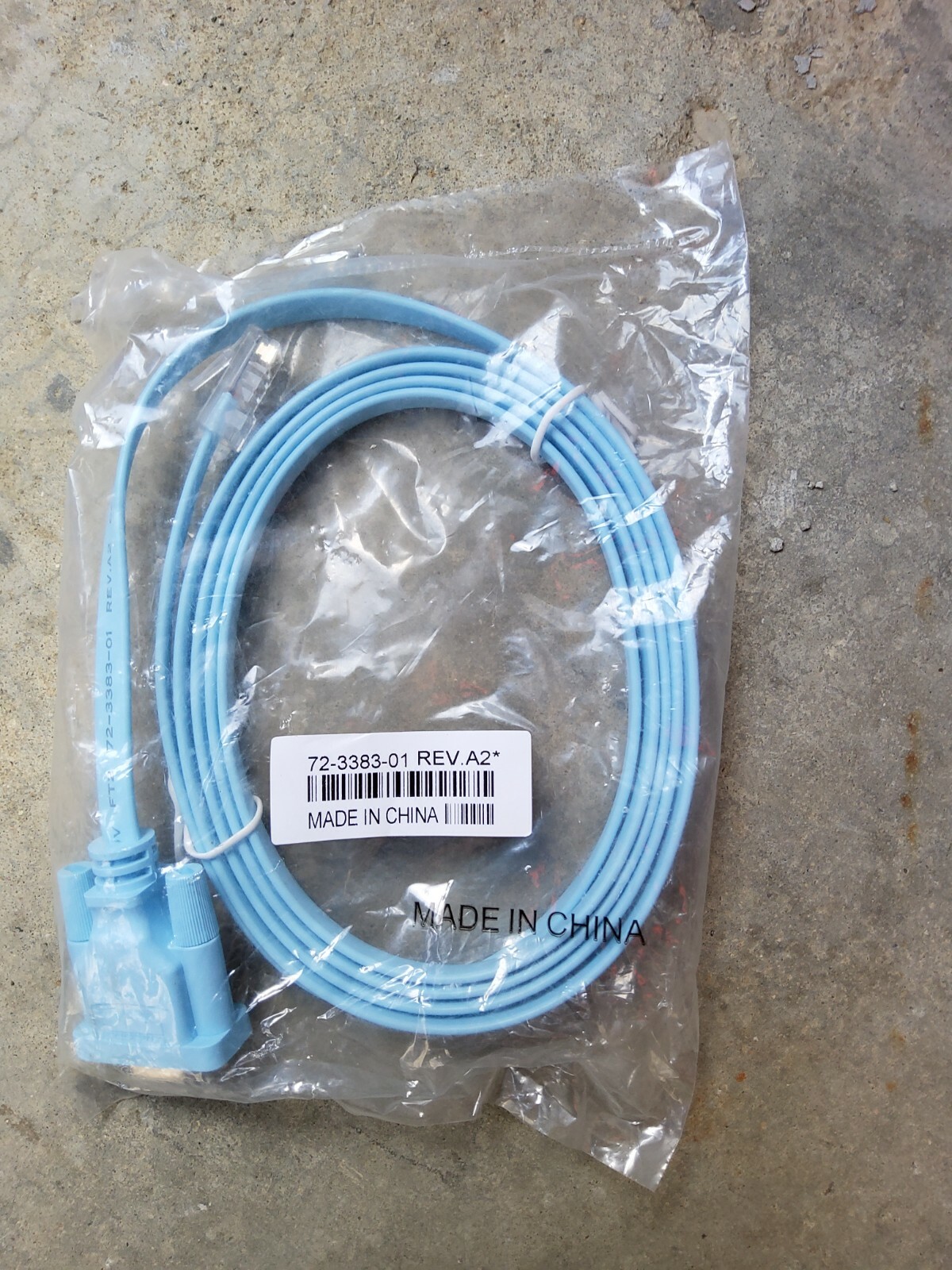 Cisco 72-3383-01 Rev. A2 DB9 To RJ45 Console Cable