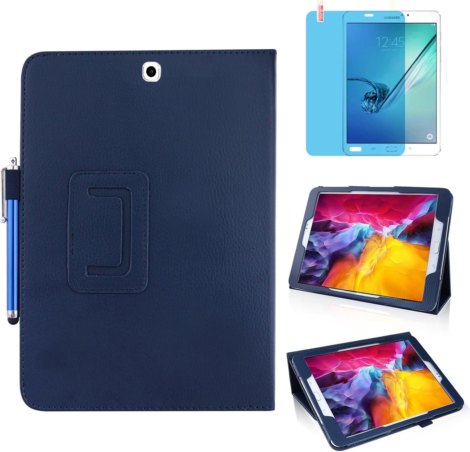 Slim Protective Case for 2015 Samsung Galaxy Tab A 9.7 Inch, Multi-Angle Stand