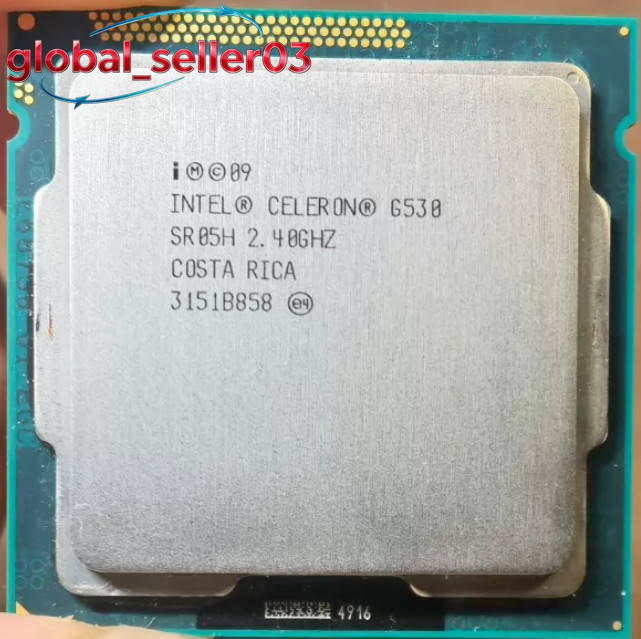 Intel Celeron G530 SR05H 2MB Cache 2.40 GHz Dual Core CPU LGA-1155 Processor PC