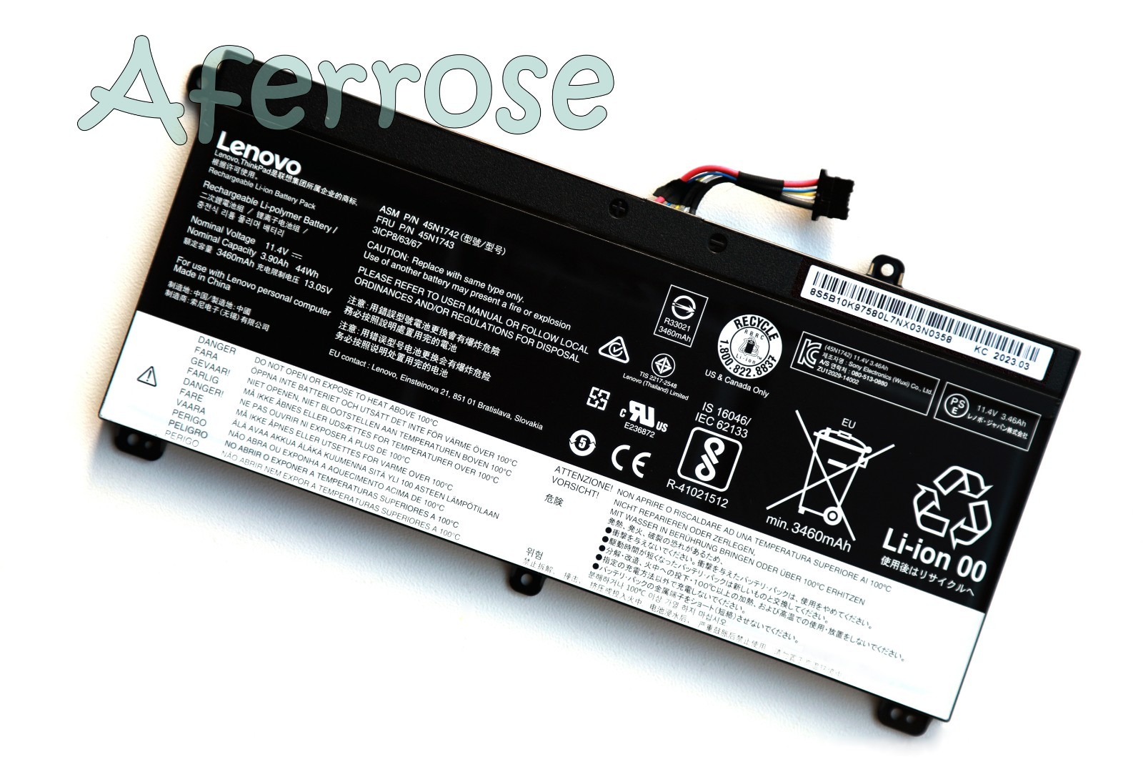 Genuine 00NY639 45N1742 45N1743 OEM Battery for Lenovo Thinkpad T550 T560 W550S