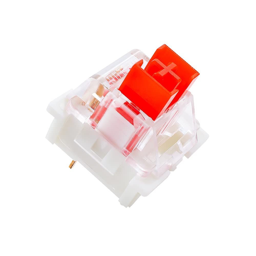 Red Switches 3 Pin Key Cherry MX Equivalent DIY Replaceable 45gf Linear 65 PCS