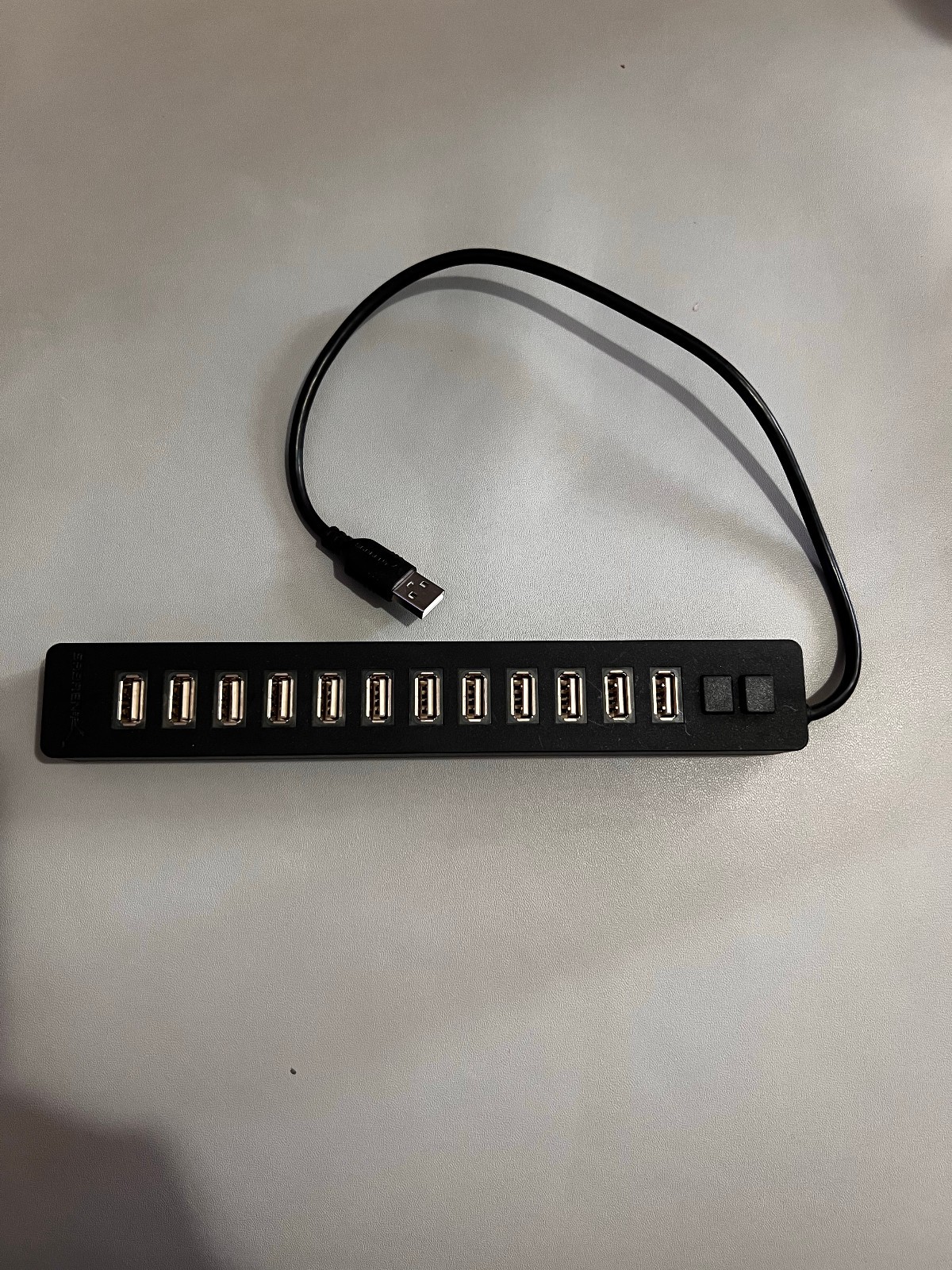 Sabrent 13 Port USB 2.0 Hub with Power Adapter and 2 Control Switches (HB-U14P)