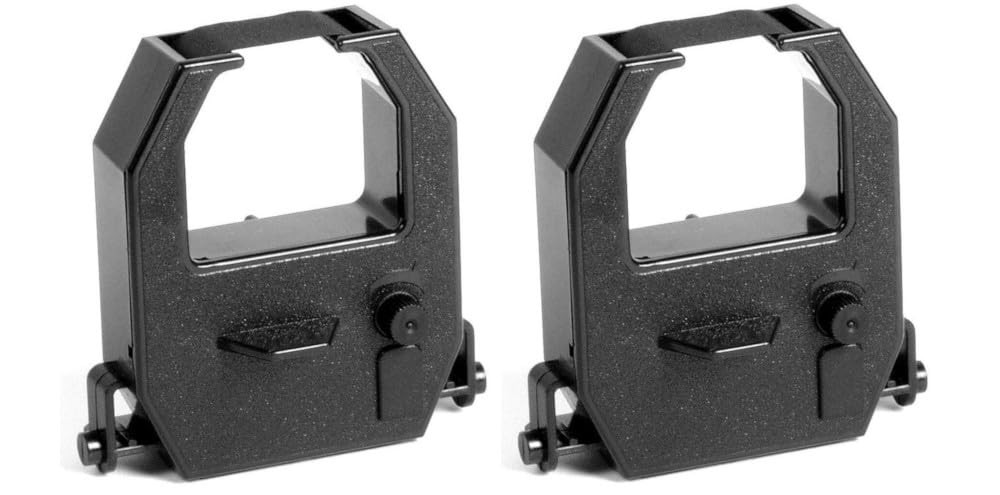 COMPUMATIC Ribbon For Amano PIX & TCX Time Clocks, 22 millimeters, Black
