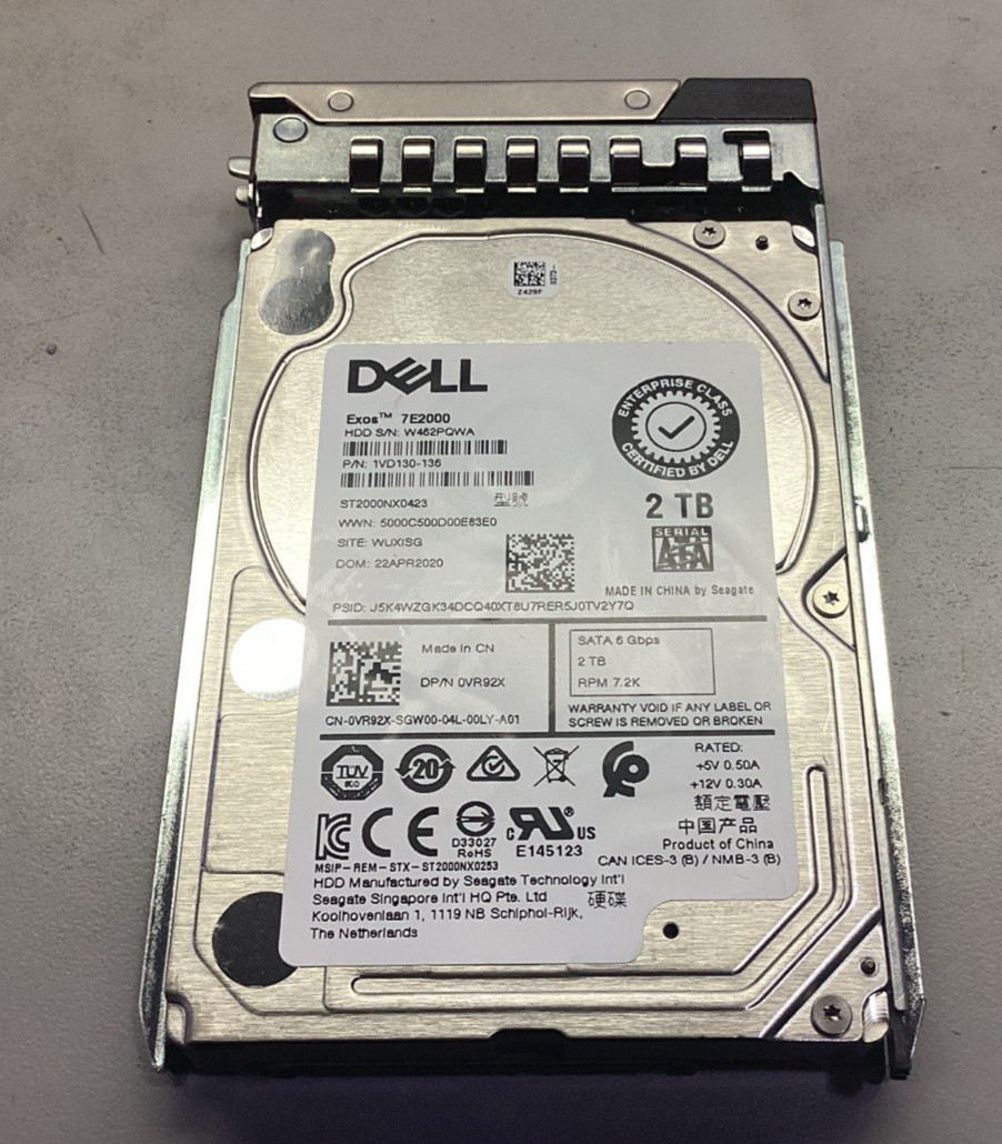 Dell ST2000NX0423 2TB 2.5" SATA HDD