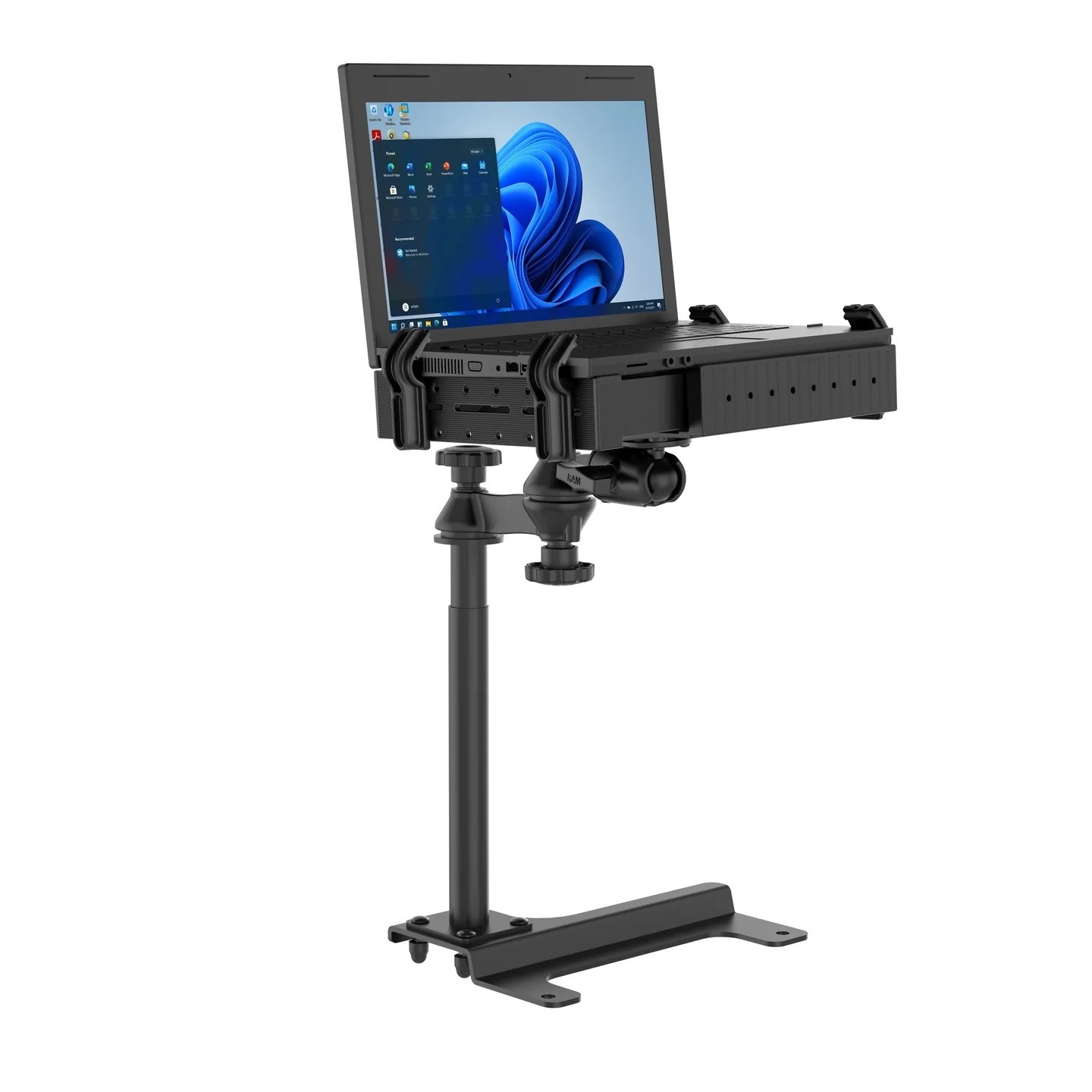 RAM Custom No-Drill Laptop Mount for 2020 - 24 Ford Police Interceptor Utility