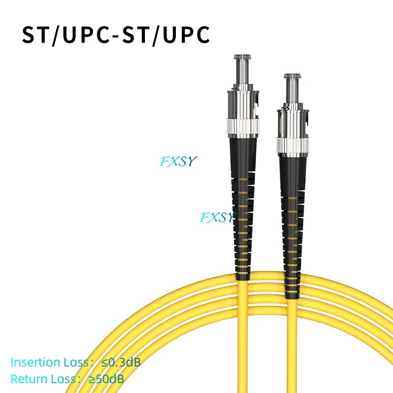 20m 30m 40m 50m 100m ST UPC to ST UPC Single Mode Simplex Fiber Optic Patch Cord