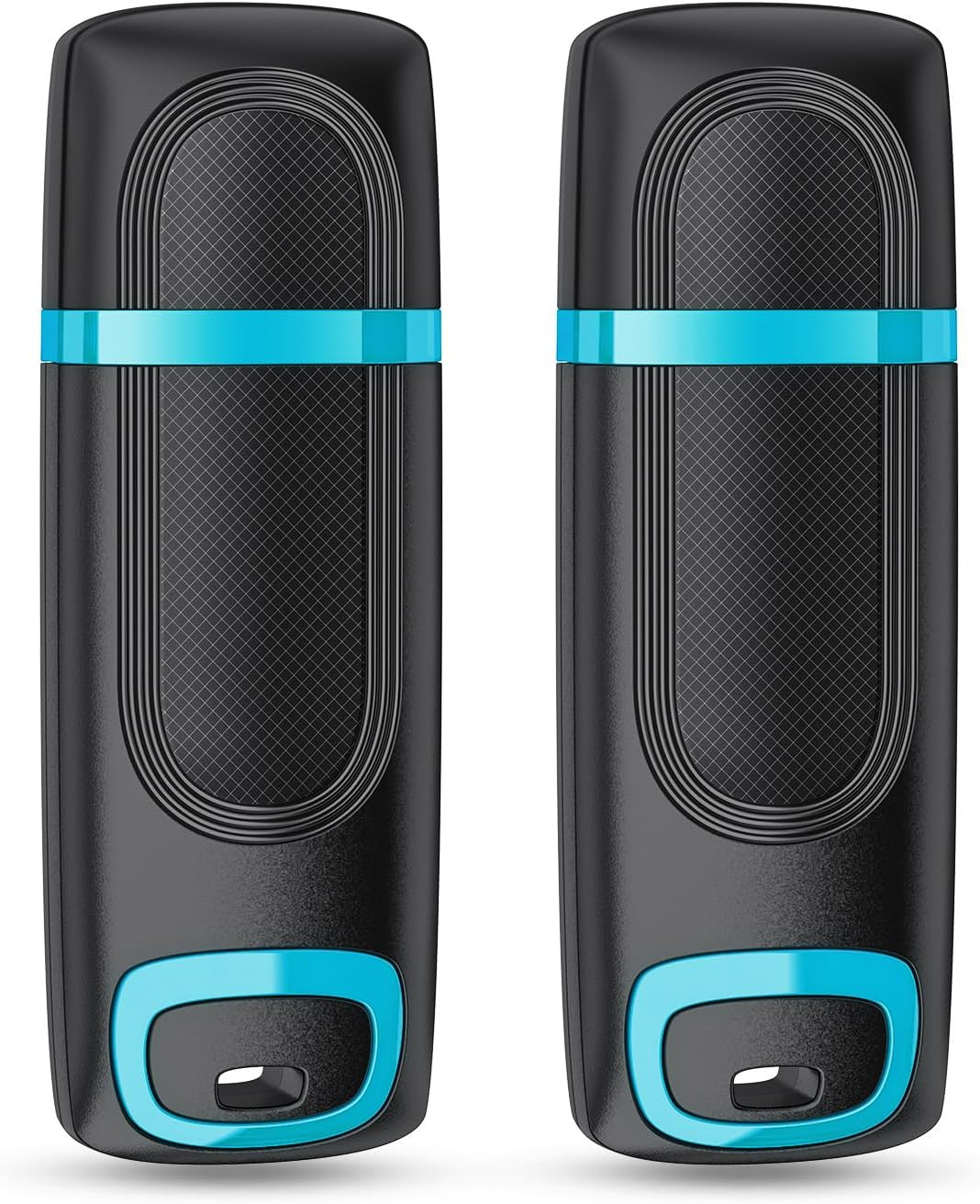 64GB USB 3.0 Flash Drive up to 100Mb/S, Pack of 2, Cyan