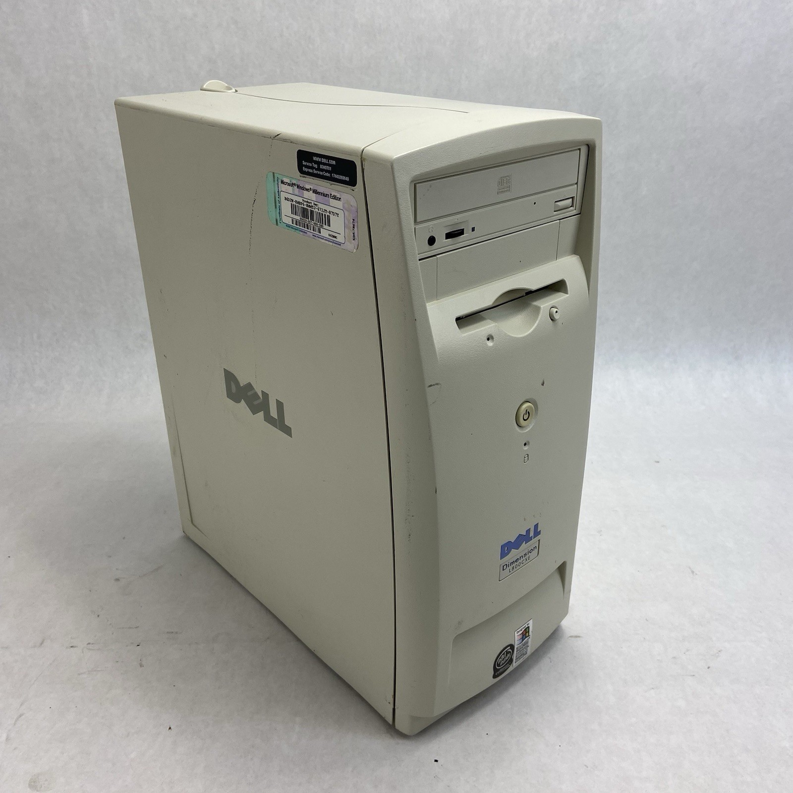 Dell Dimension L800CXE MT Intel Celeron w/SSE 800MHz 128MB RAM No HDD No OS