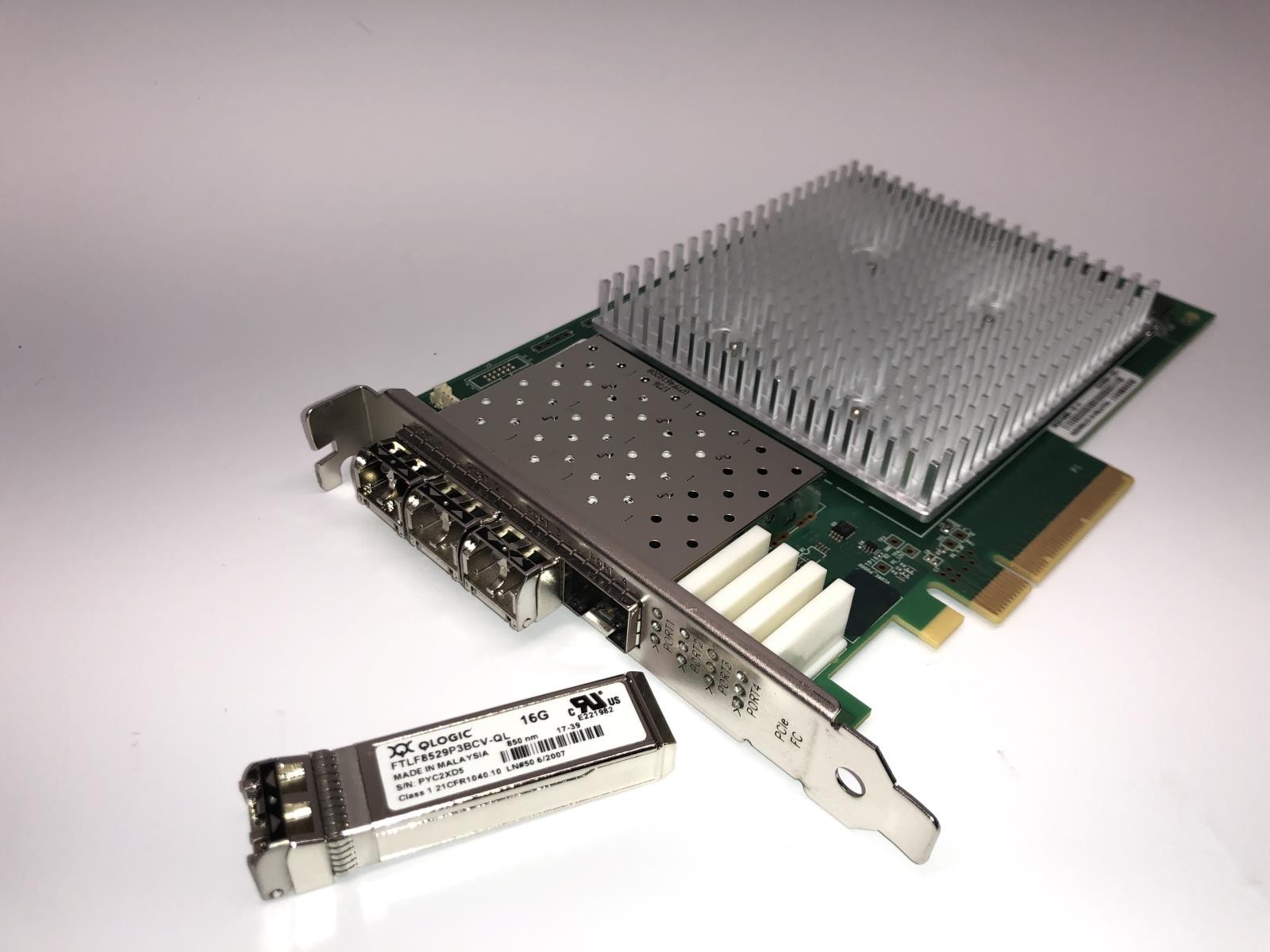Dell QLogic QLE2694-DEL Quad Port 16Gb Fibre Channel HBA / 6WJKM  - VGC