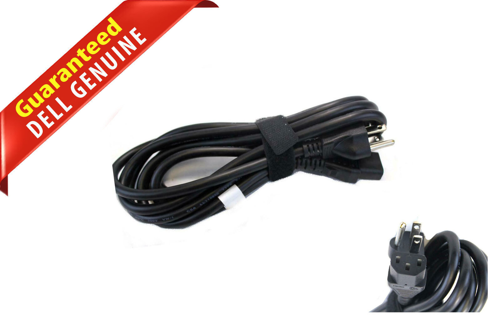 6878T Genuine OEM Dell 10 Foot Heavy Duty 10A 125V 3X18AWG Power Cord