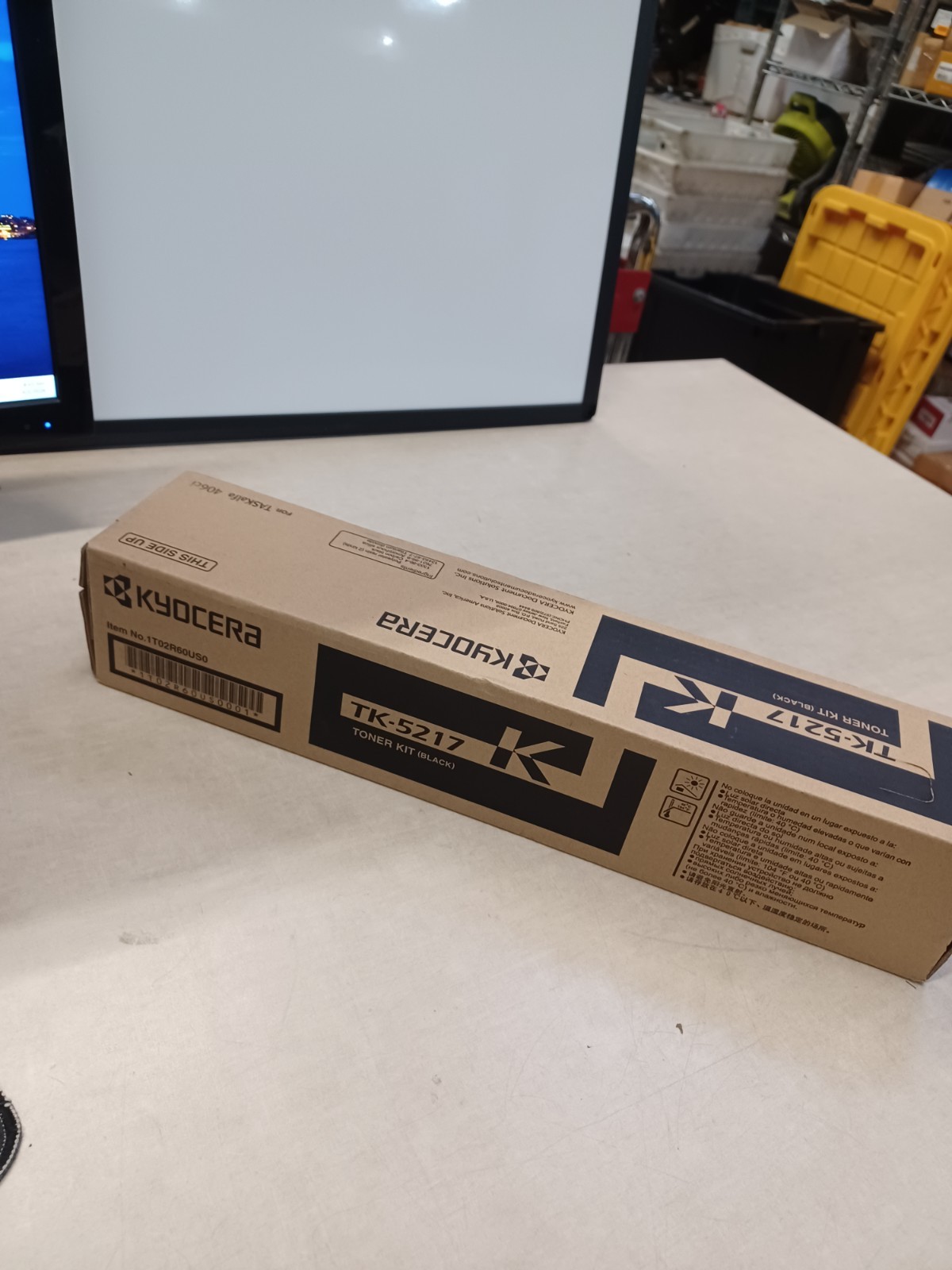 Kyocera 1T02R60US0 Model TK-5217K Black Toner Cartridge