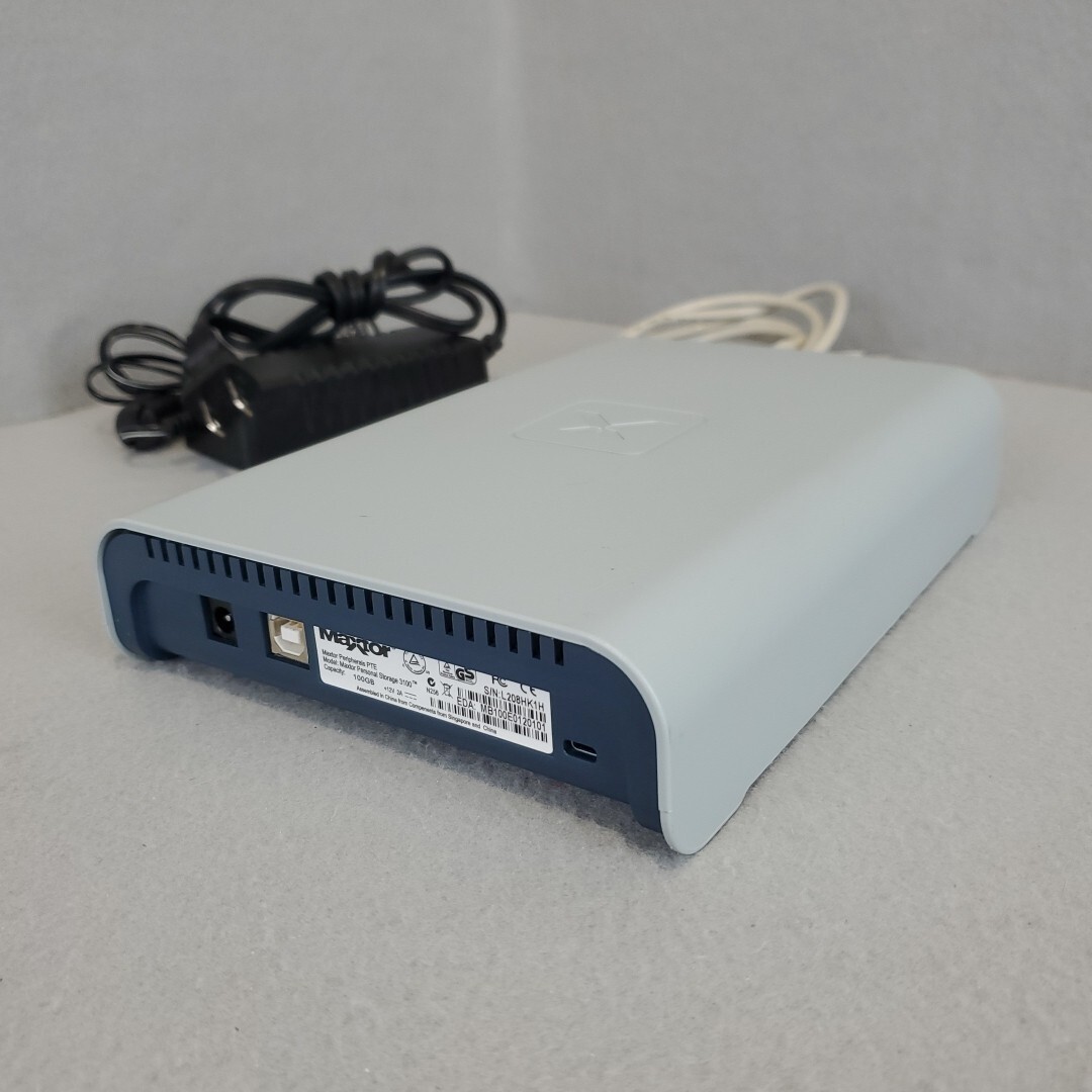 Maxtor 100 GB Personal Storage 3100 External Hard Drive. TESTED