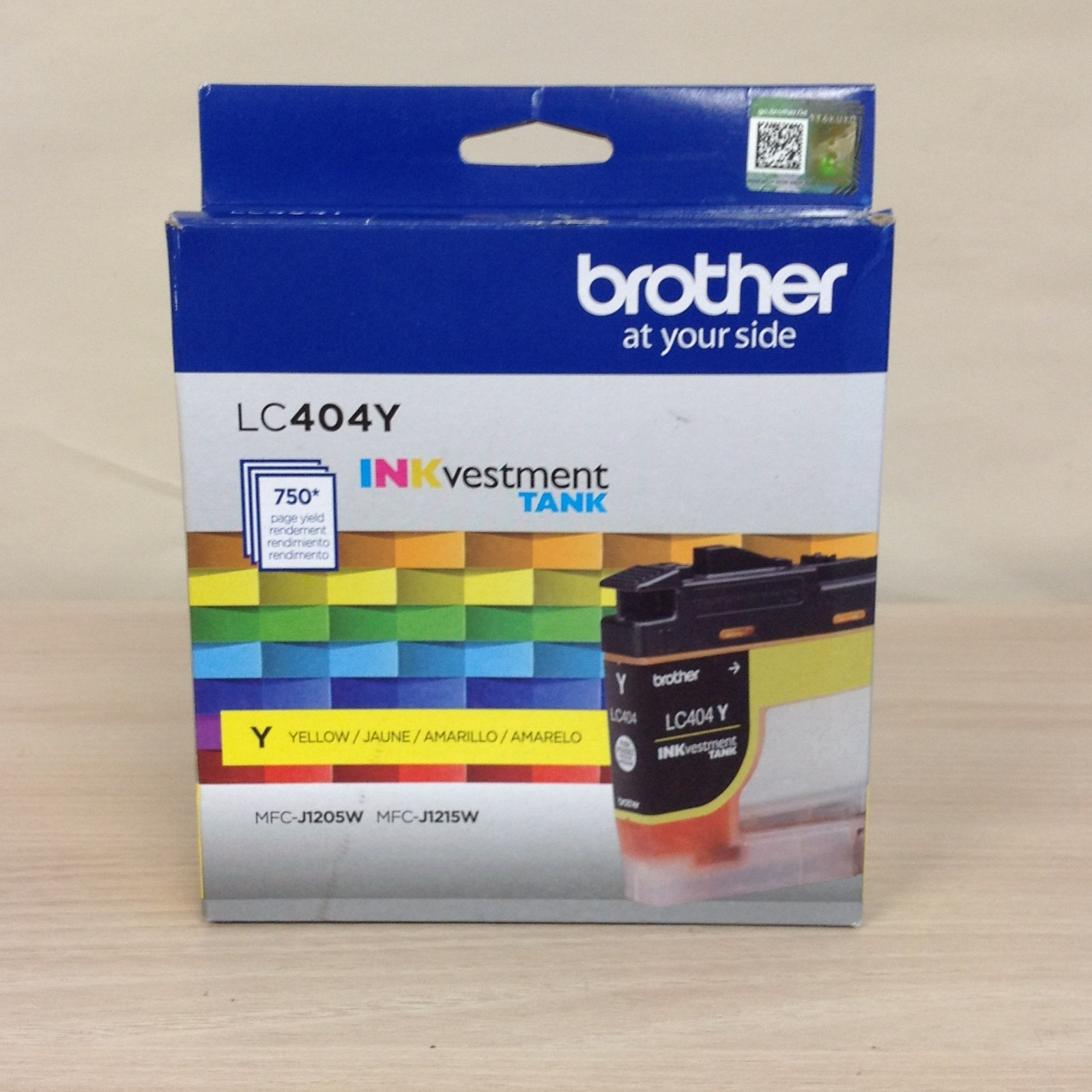 Genuine Brother LC404Y Yellow INKvestment Tank Ink Cartridge NEW 12/2028
