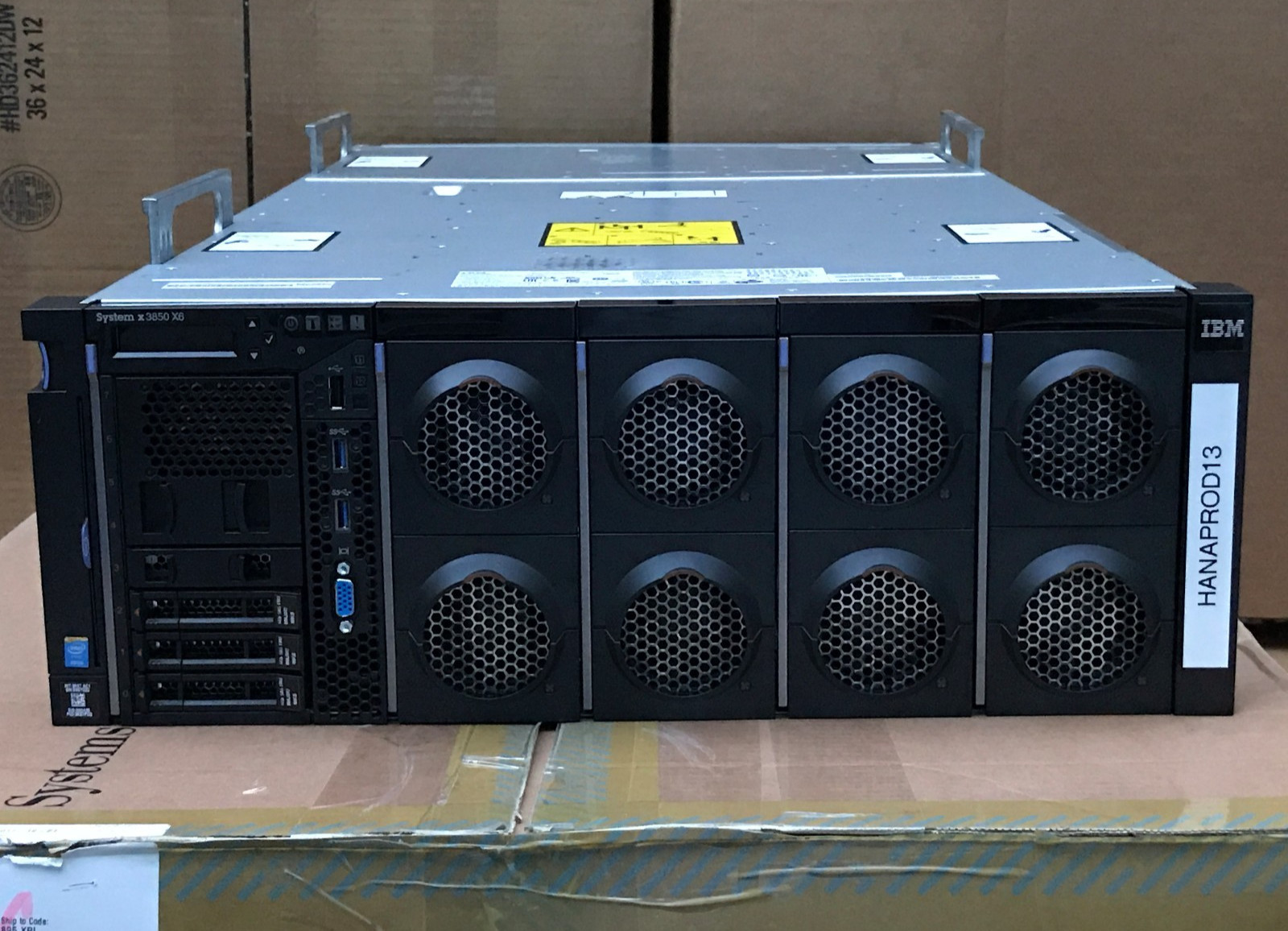 Lenovo x3850 X6 Server 4x Xeon E7-8870V4 128GB DDR4 RAM No HDD 4x PSU 900W