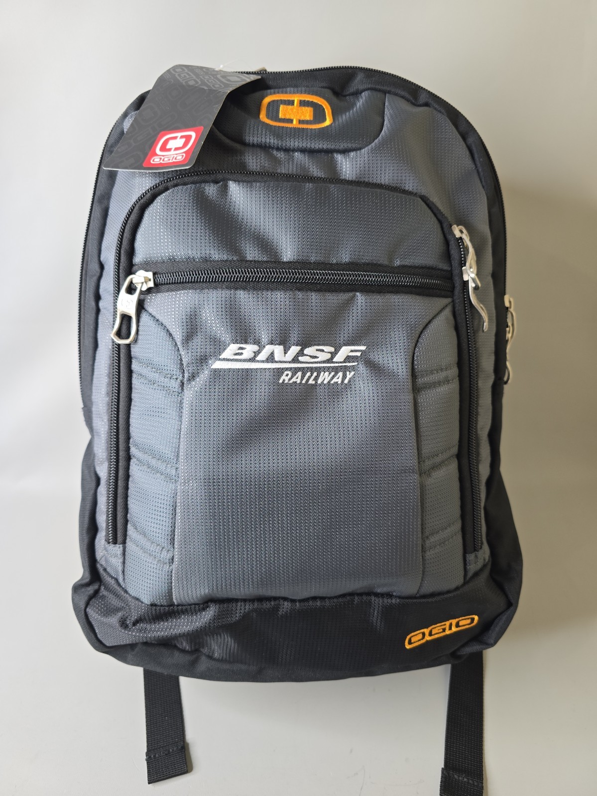 New 12 Pocket Ogio Laptop/backpack bag BNSF Railways 