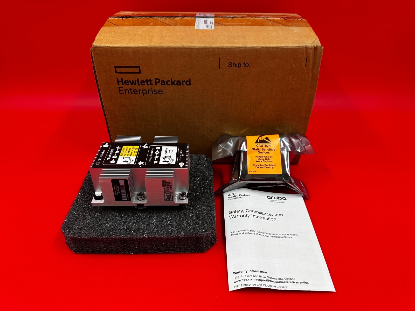 HPE Intel Xeon Gold 6130 3000Mhz 22MB Cache Sixteen Core Processor ProLiant DL38