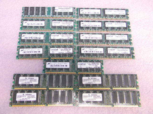 (13) Computer 512MB PC2100 64Mx64 266MHz DDR SDRAM 184-Pin Memory