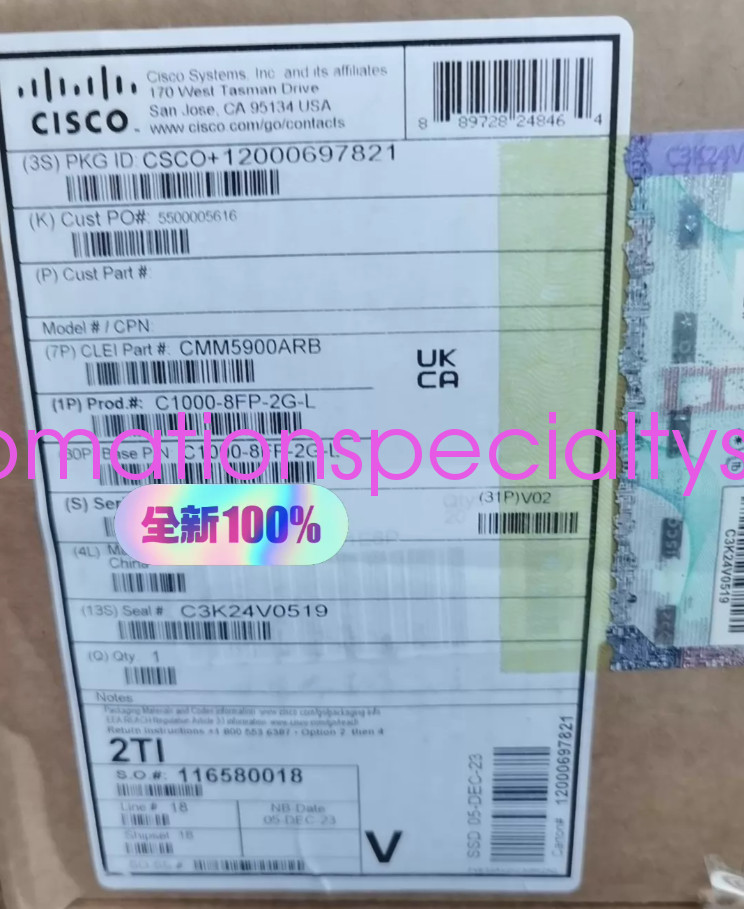 1PCS NEW CISCO C1000-8FP-2G-L Gigabit switch shipping Via DHL/Fedex