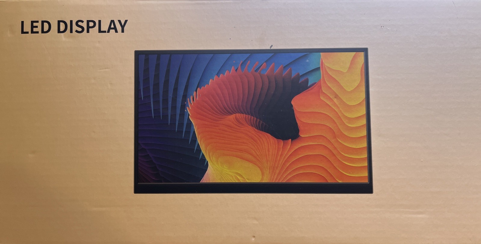 Portable Rectangular Shape Monitor High Definition LED Display HD-103. NEW