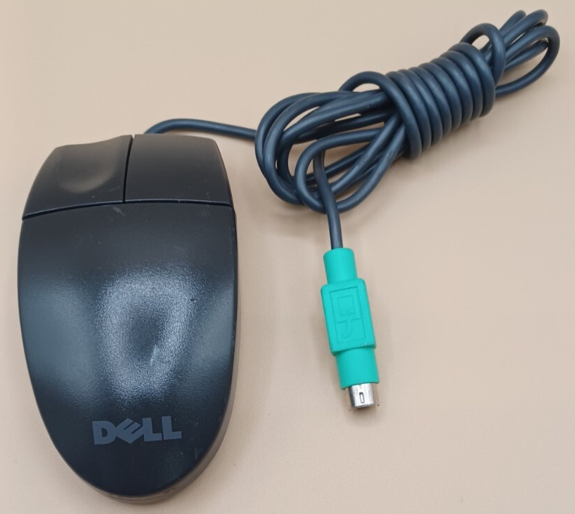 DELL Logitech M-S34/M-SAW34 Wired Rollerball PC PS2 Mouse
