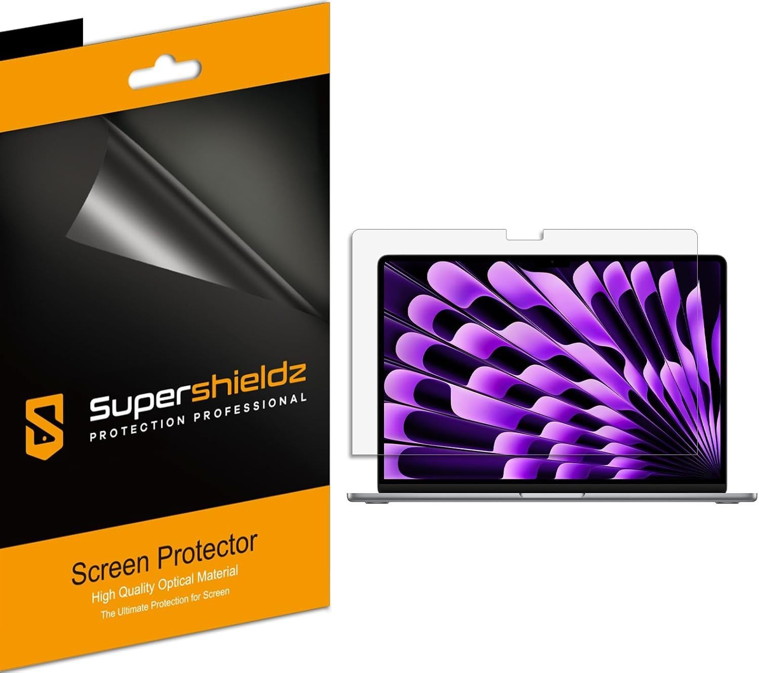3 Pack of Matte Anti-Glare Screen Protectors for 15" Macbook Air (M5/M4/M3/M2)