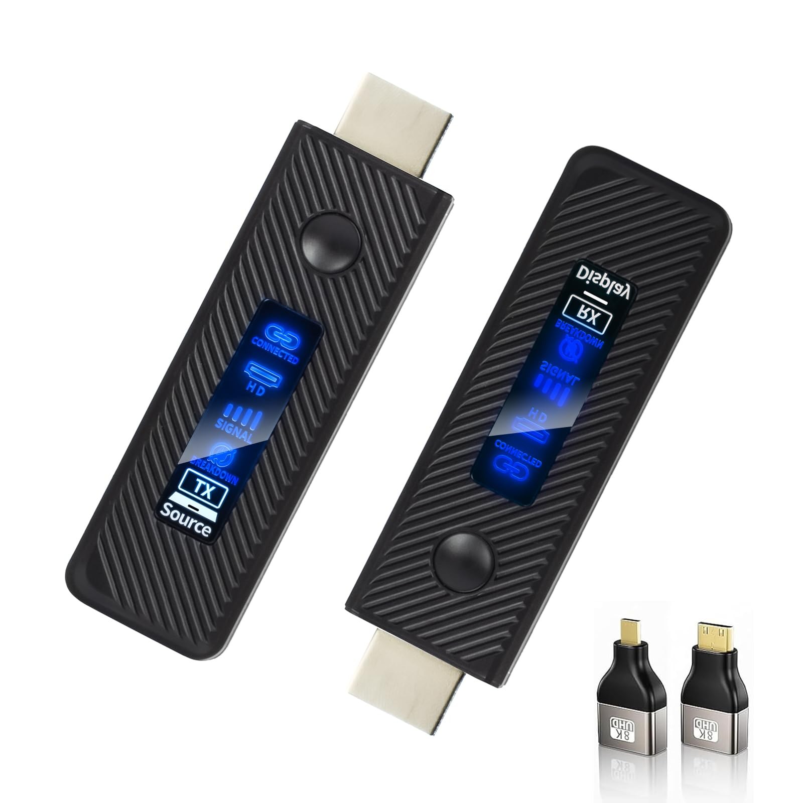 Wireless HDMI Transmitter and Receiver, 2026 Upgraded HDMI Extender 197FT/60M...