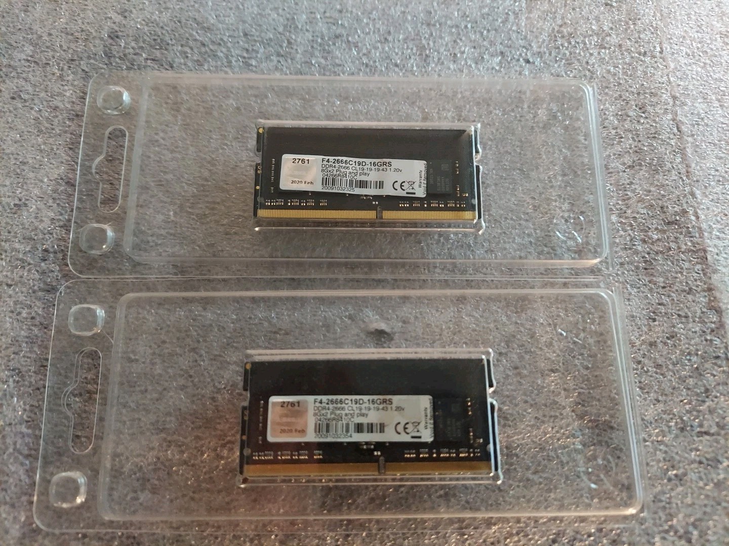 Tested G.Skill 2x 8GB DDR4 2666 SODIMM Laptop SFF Memory RAM F42666C19D-16GRS
