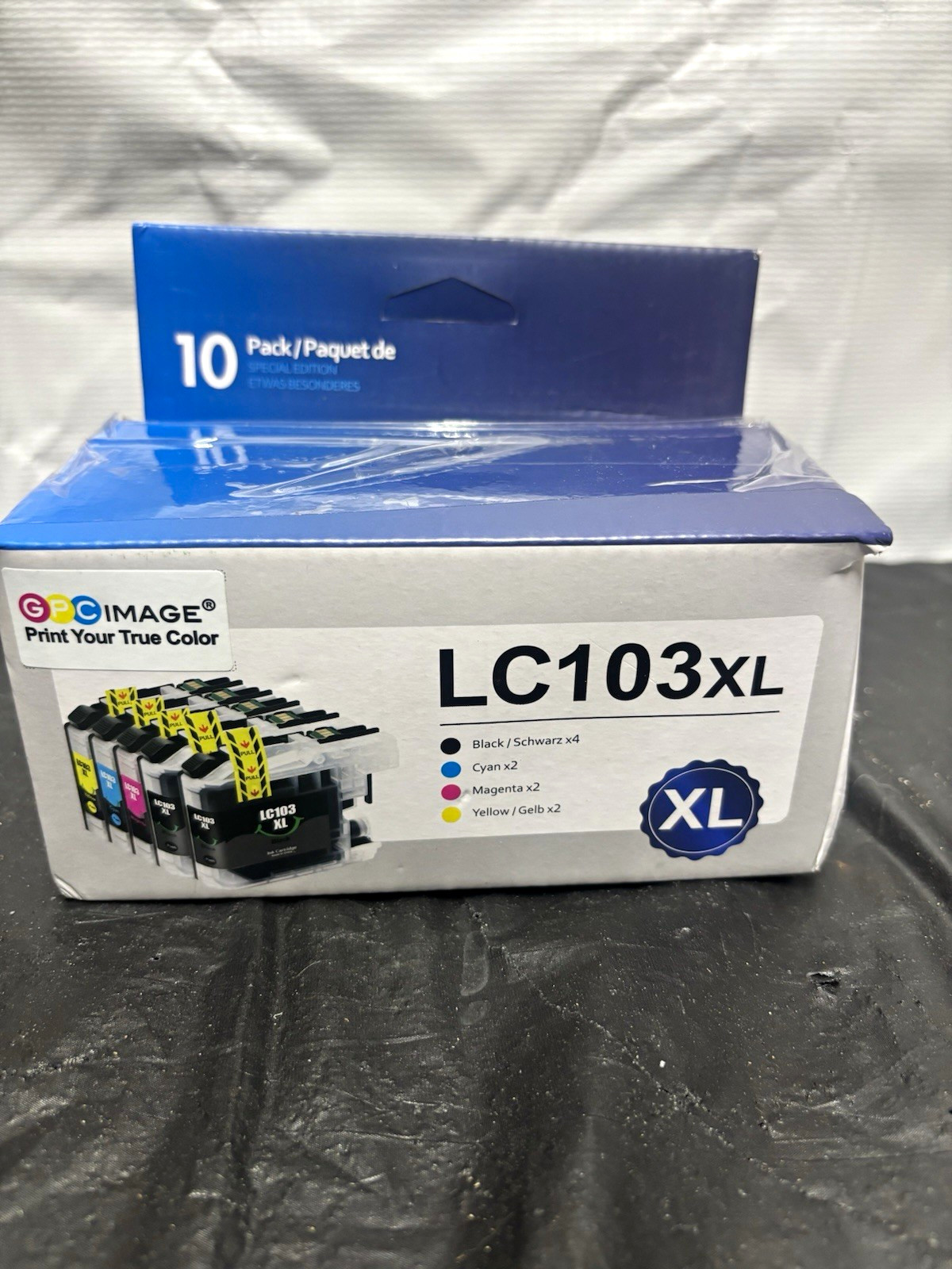 GPC Image LC103XL Compatible Ink Cartridges 10 Pack for Brother BK/C/M/Y