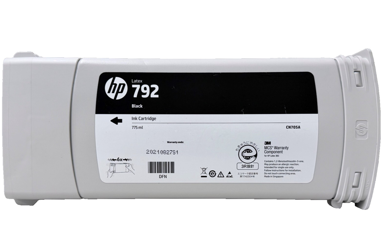 New Genuine HP 792 Black Ink Cartridge 775ml