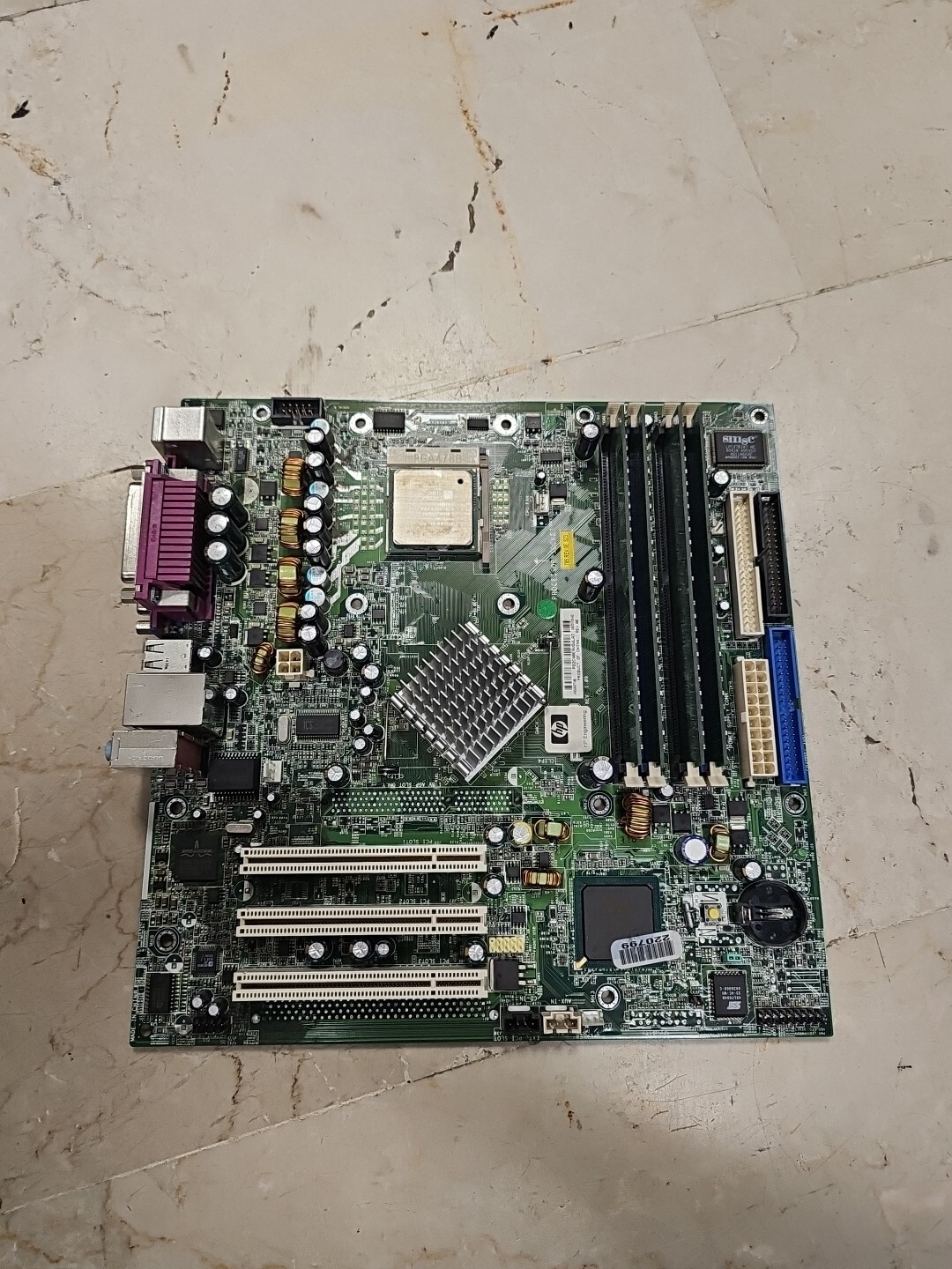 HP 360427-001 359795-001 REV 0E SOCKET 478 MOTHERBOARD + SL7E2 CPU + 1GB RAM
