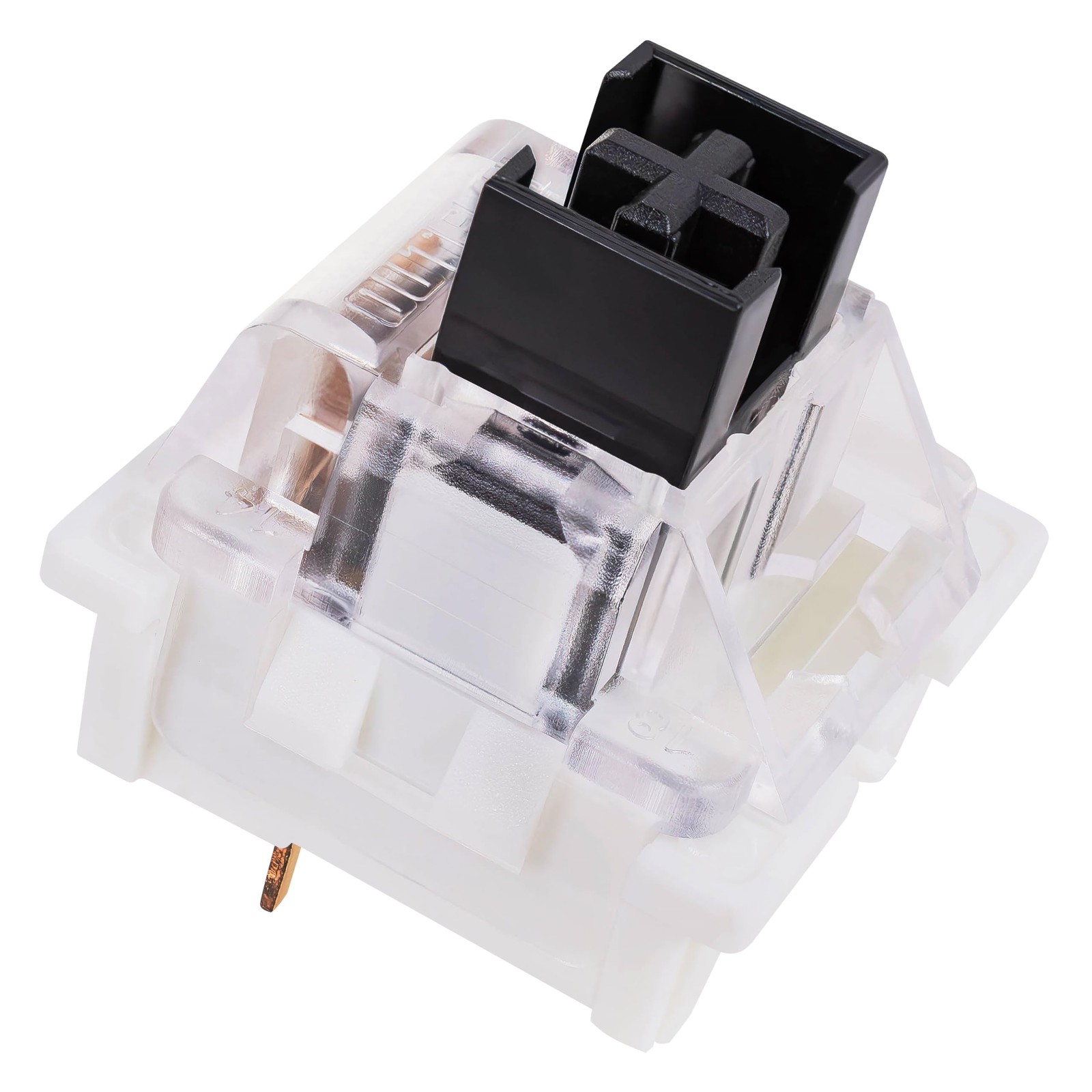 Outemu Black Switches,30-Pack, 3-Pin Linear Heavy 65gf Dustproof Key RGB Swit...