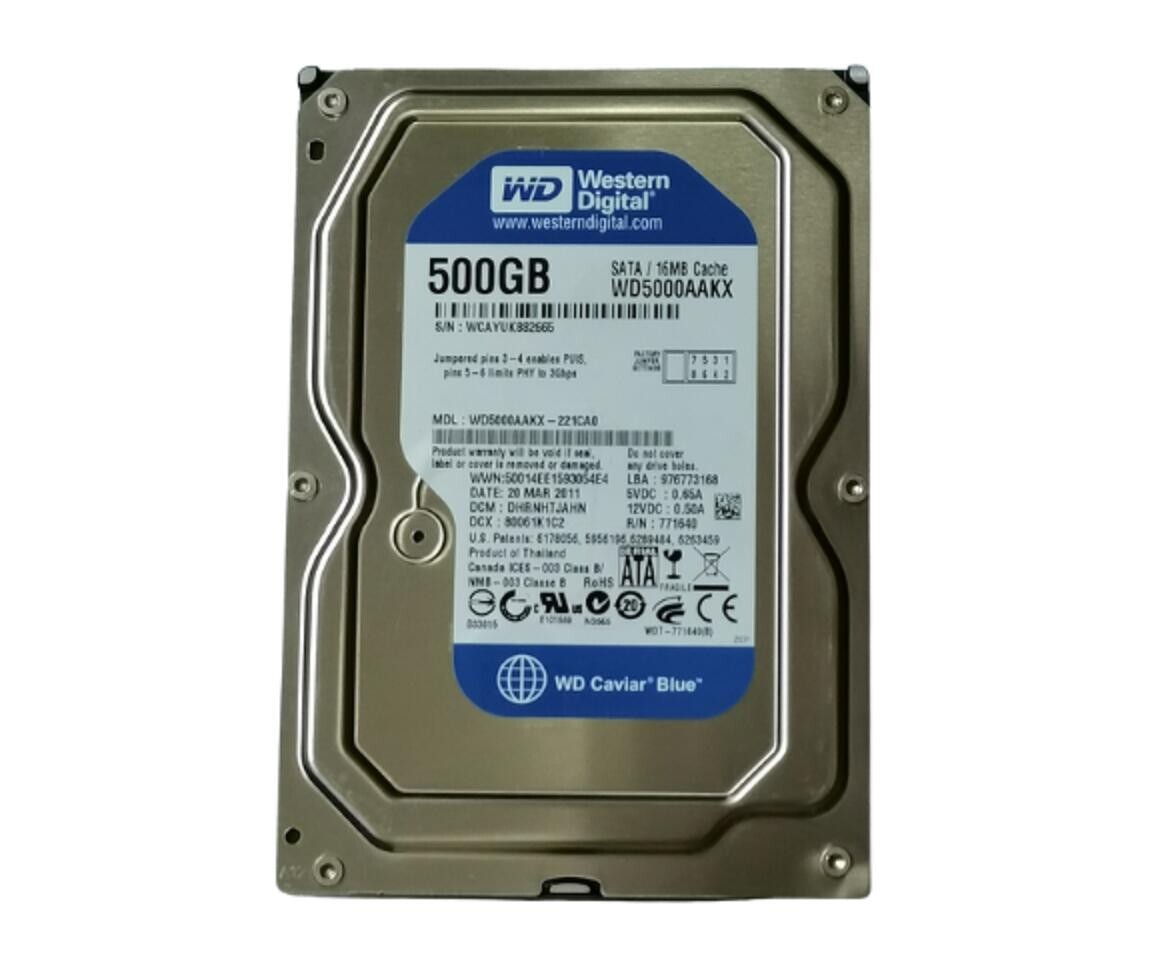 FIT FOR Western Digital 500GB WD5000AAKX 7200 RPM SATA 3.5" Desktop HDD