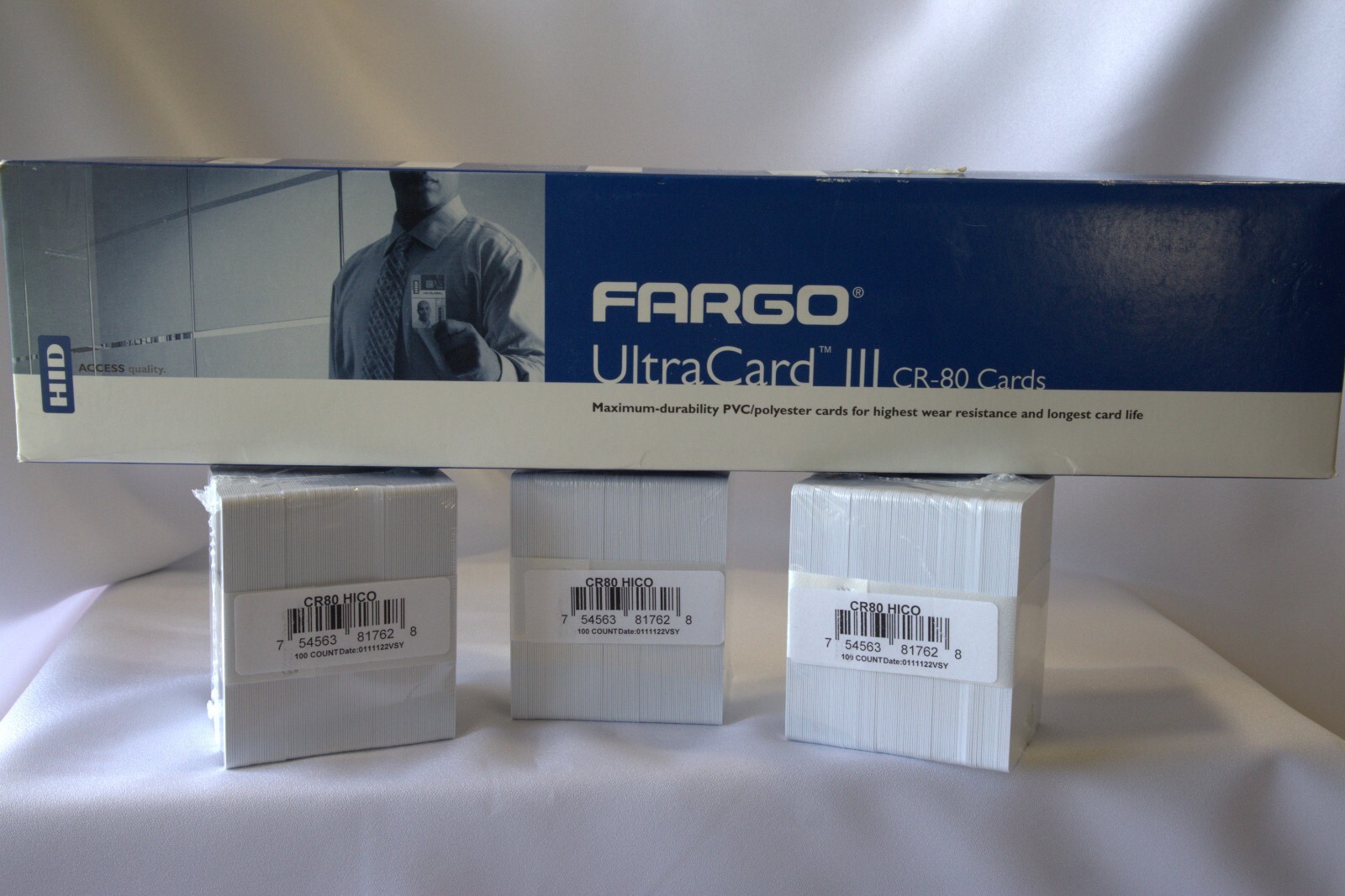 300 Sealed Fargo Ultra Card III CR-80 Cards 30mil