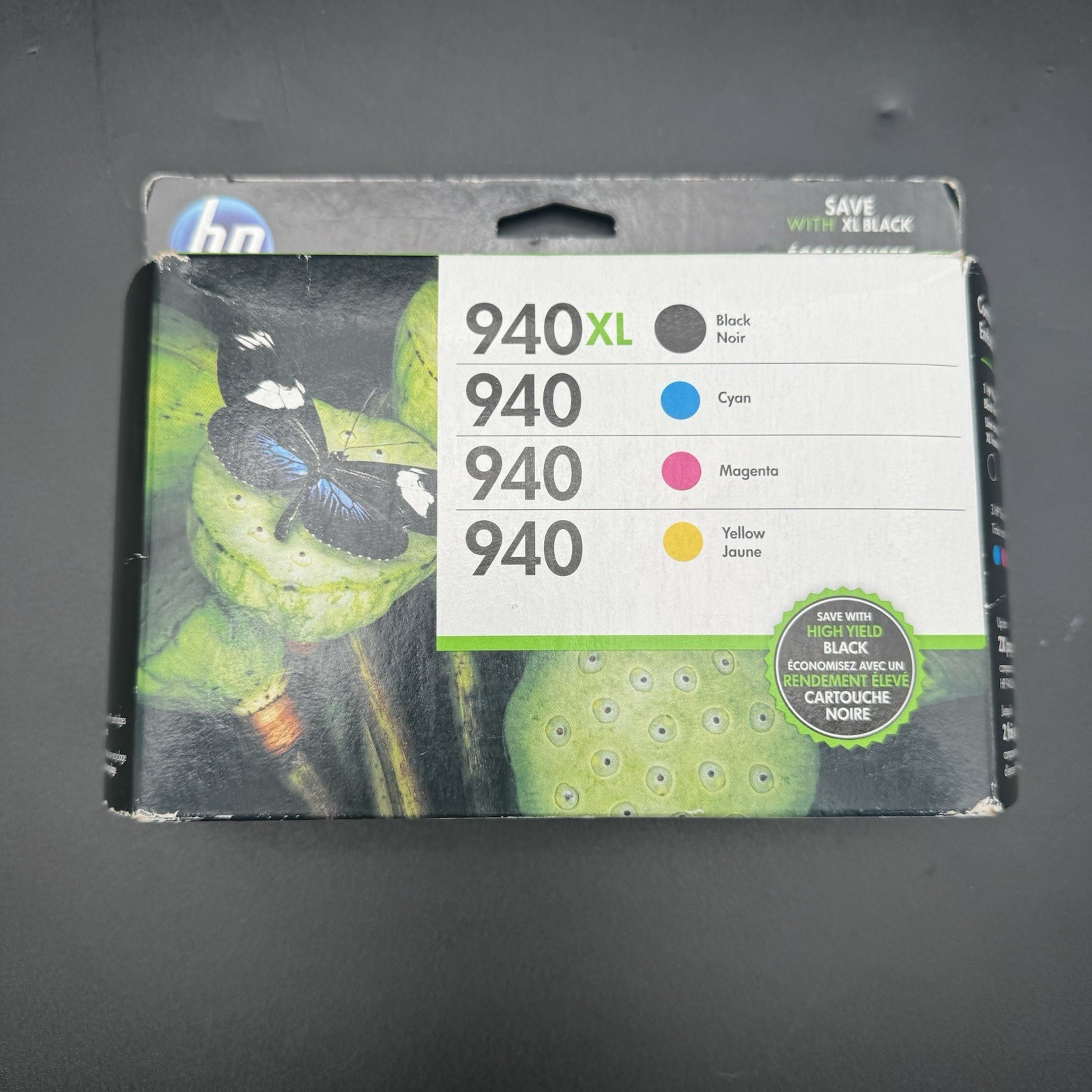 NEW HP OfficeJet 940XL Combo Pack Black/Cyan/Magenta/Yellow CMY