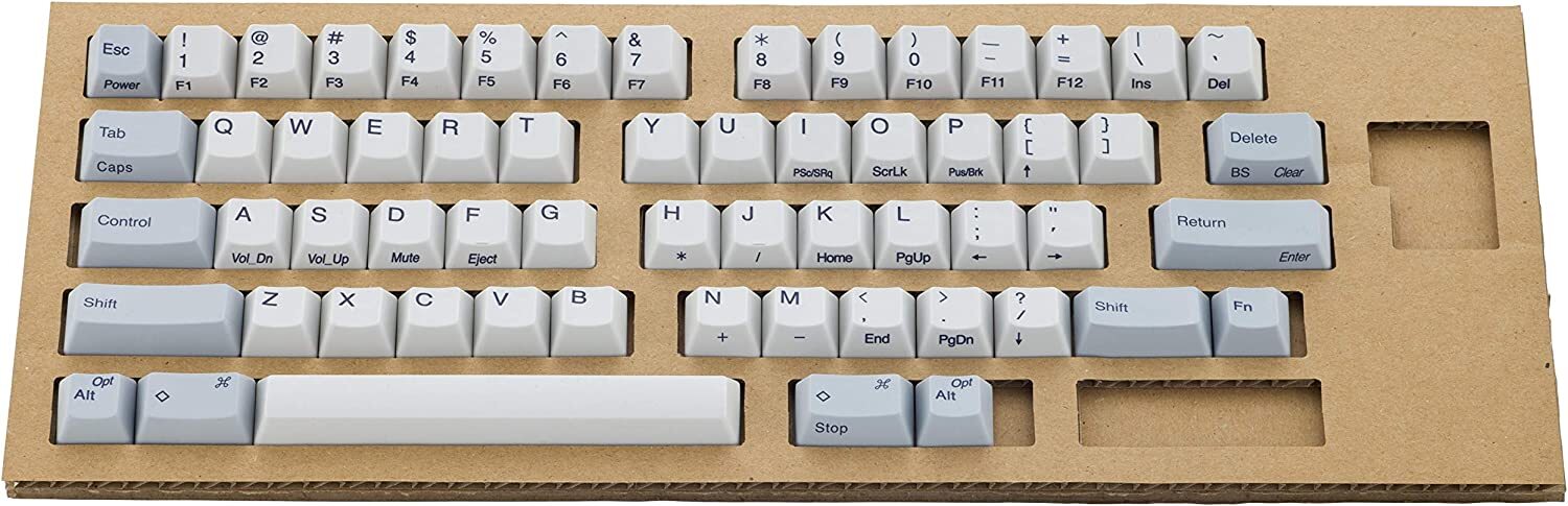 PFU PD-KB400KTW Key Top Set White Happy Hacking Keyboard HHKB From Japan New