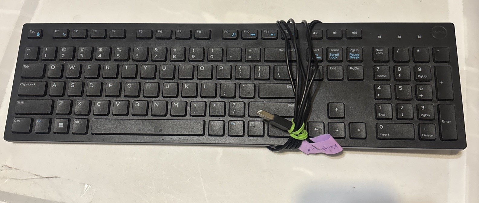 Dell KB216t1 Slim Black USB Wired PC Keyboard
