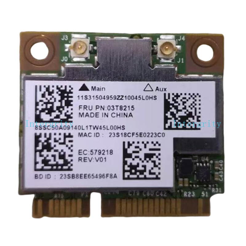 Lenovo 03T8215 BCM94352HMB Mini Pcie Wifi Card Dual Band 867Mbps BT4.0 802.11ac