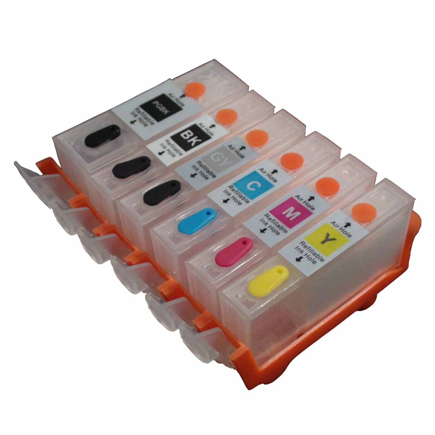 6pk Canon MG8220 MG6120 MG6220 Empty Refillable Ink Cartridge PGI-225 CLI-226