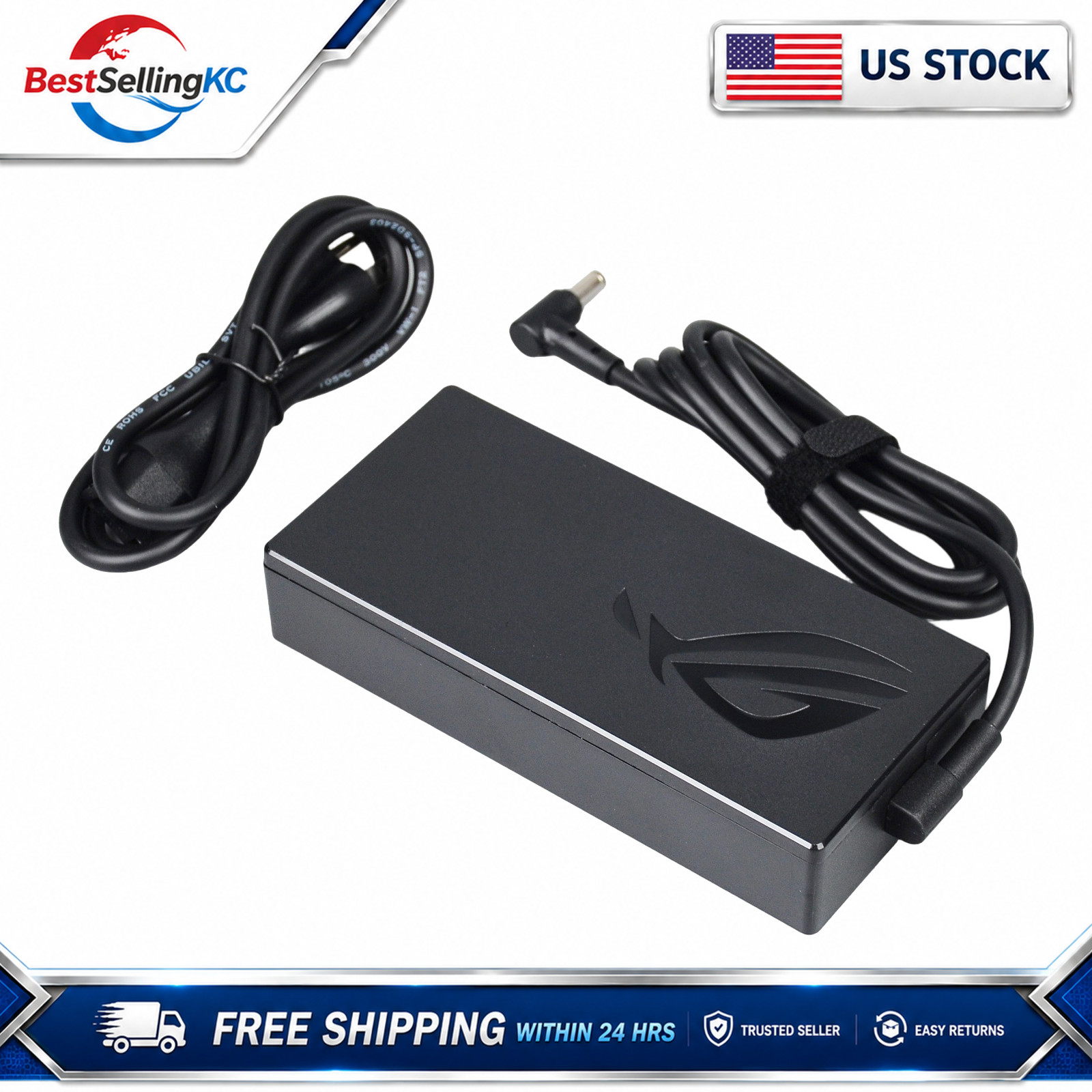 240W 20V AC Adapter for ASUS ROG Strix SCAR Zephyrus ADP-240 EB C 6.0x3.7mm
