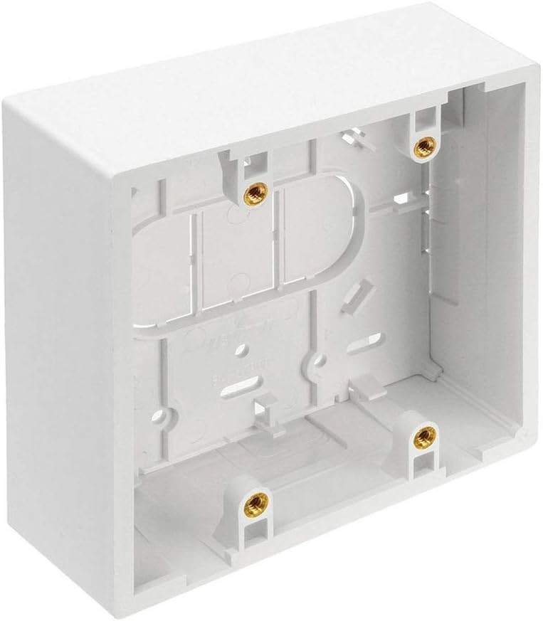 Leviton 42777-2WA Surface Mount box, Dual Gang, White - 5 Pack - Unopened