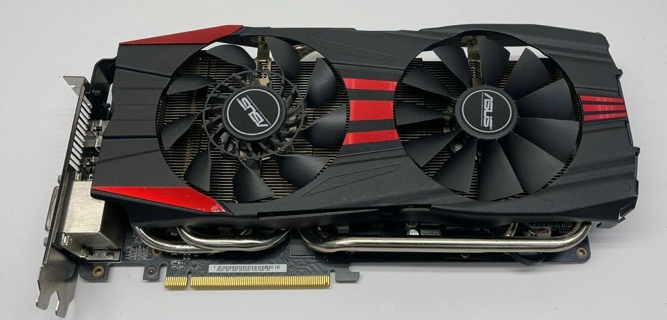Asus Radeon  DIRECT CU II  PCIE x16 Gaming Dual Slot Card R9280X-DC2T-3GD5