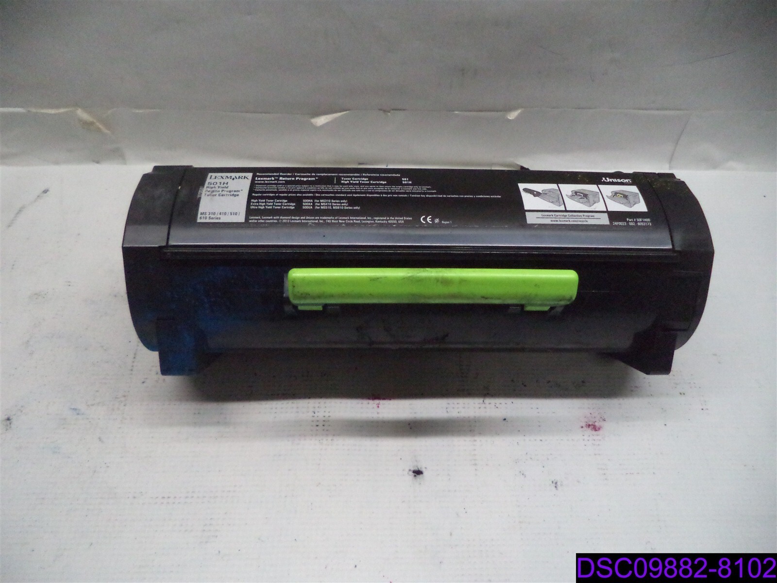 Used Needs Filled Genuine Lexmark Toner Cartridge 501H