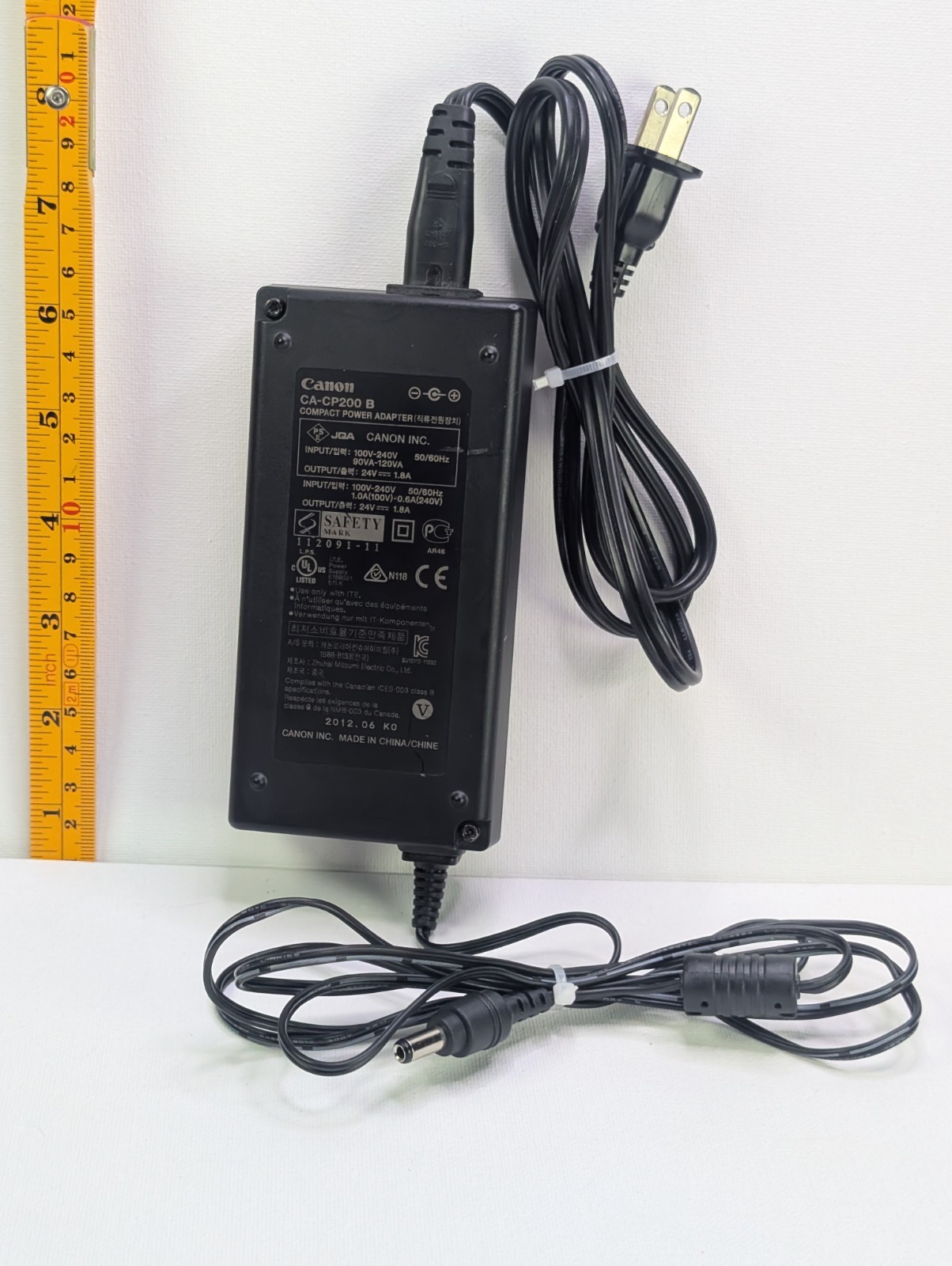 Genuine Canon CA-CP200 B Compact Power Adapter24V 1.8A SELPHY Printer OEM