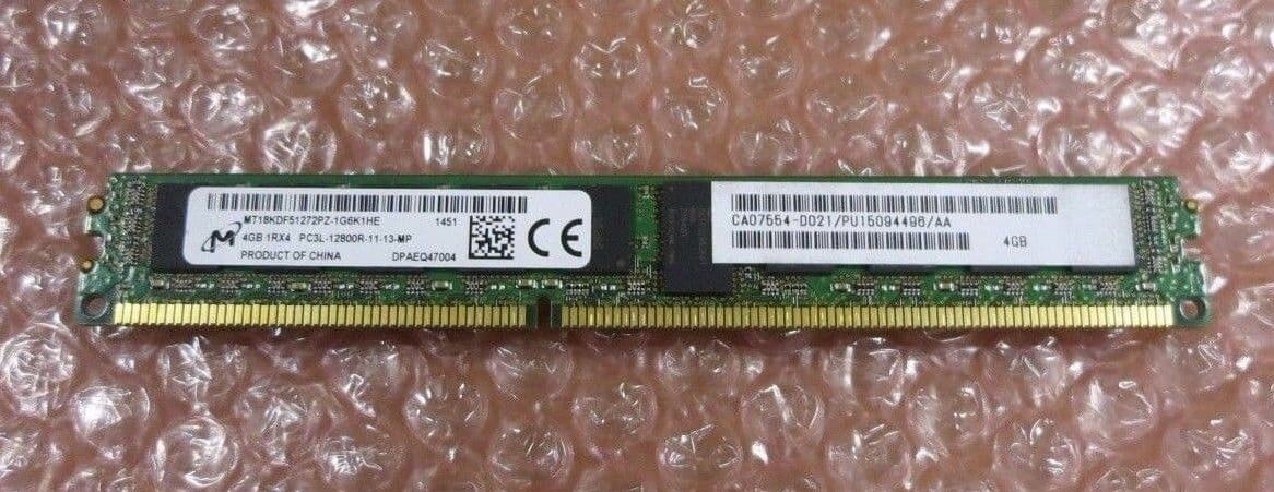 Fujitsu Eternus 4GB 1RX4 PC3L-12800R ECC DX100/200 S3 Cache Memory CA07554-D021