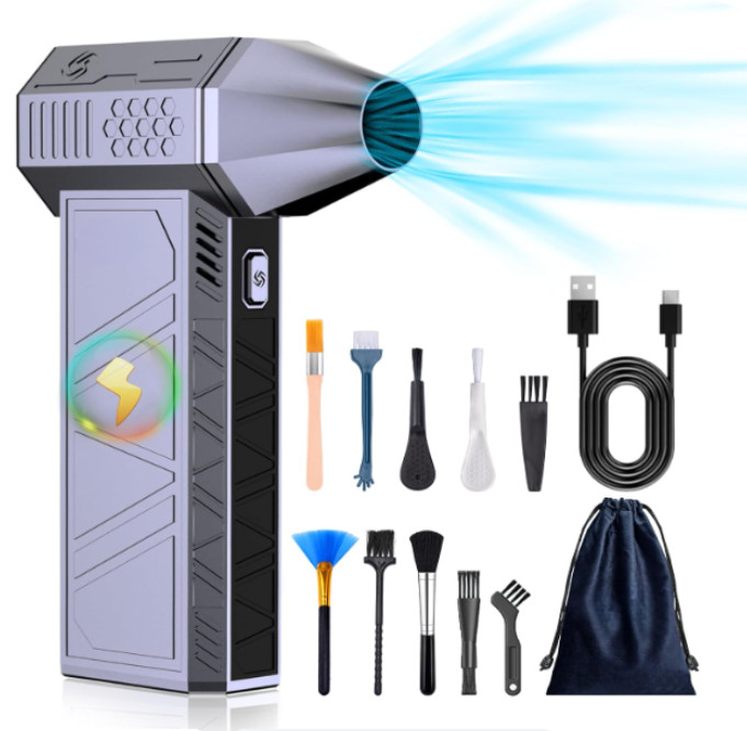 Soplador de aire eléctrico 150000RPM inalámbrico 3 velocidades para PC y coche