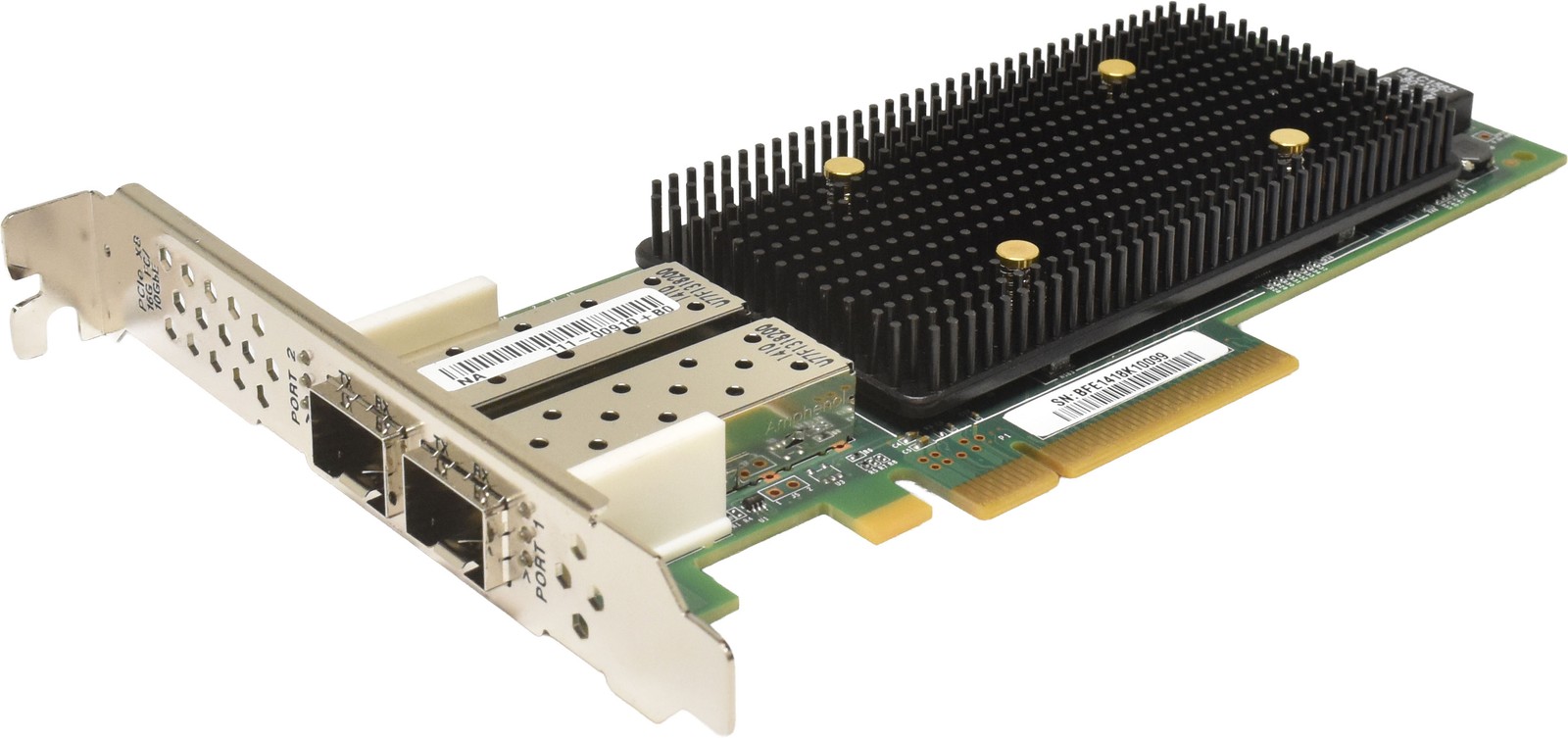 NetApp Qlogic QLE2672 2x SFP+ 16G FC Server Adapter PCle x8 FP 111-00910+B0 
