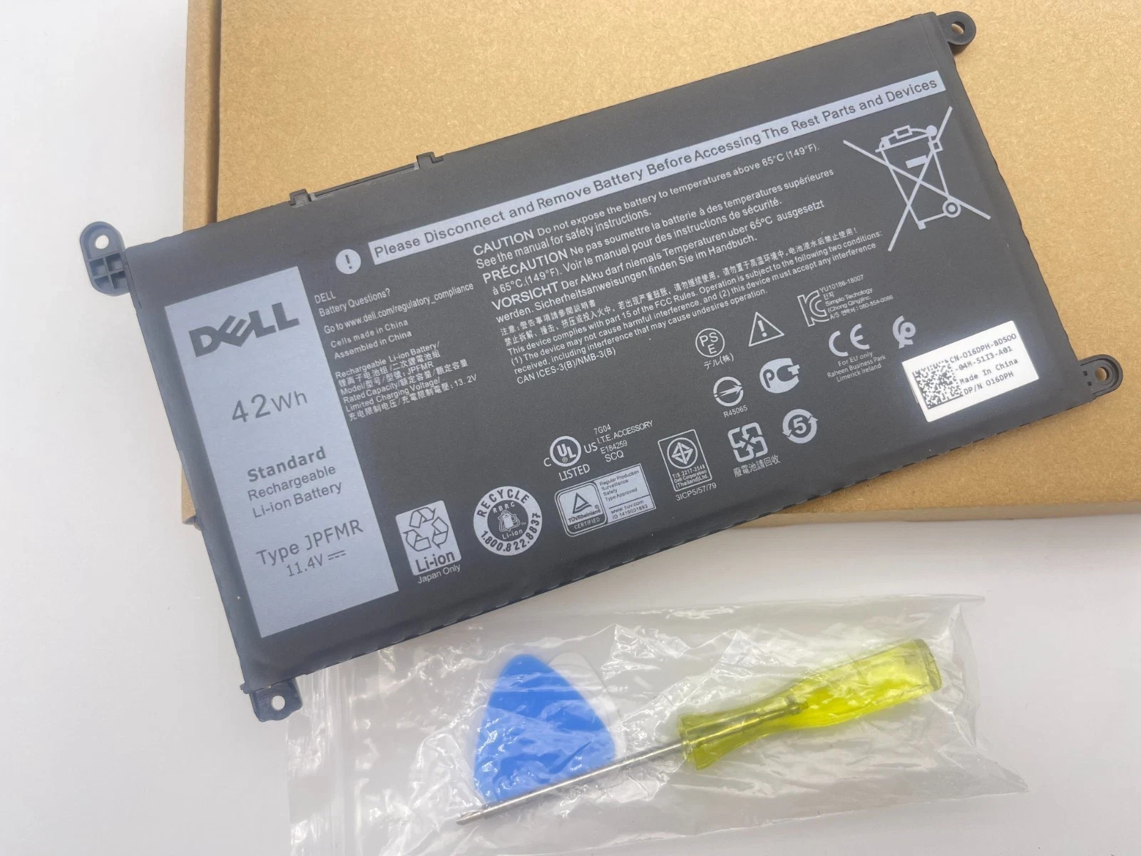 Genuine JPFMR Battery for Dell Chromebook 3100 3400 2-in-1 5488 5493 5593 NEW