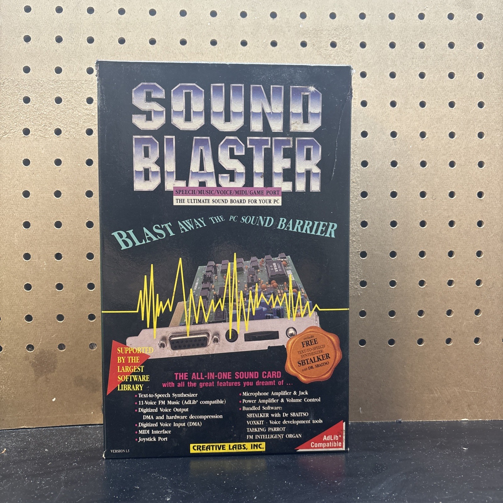Rare Creative Labs Sound Blaster CT5320 MCV Boxed w/ Manual & Original Disks